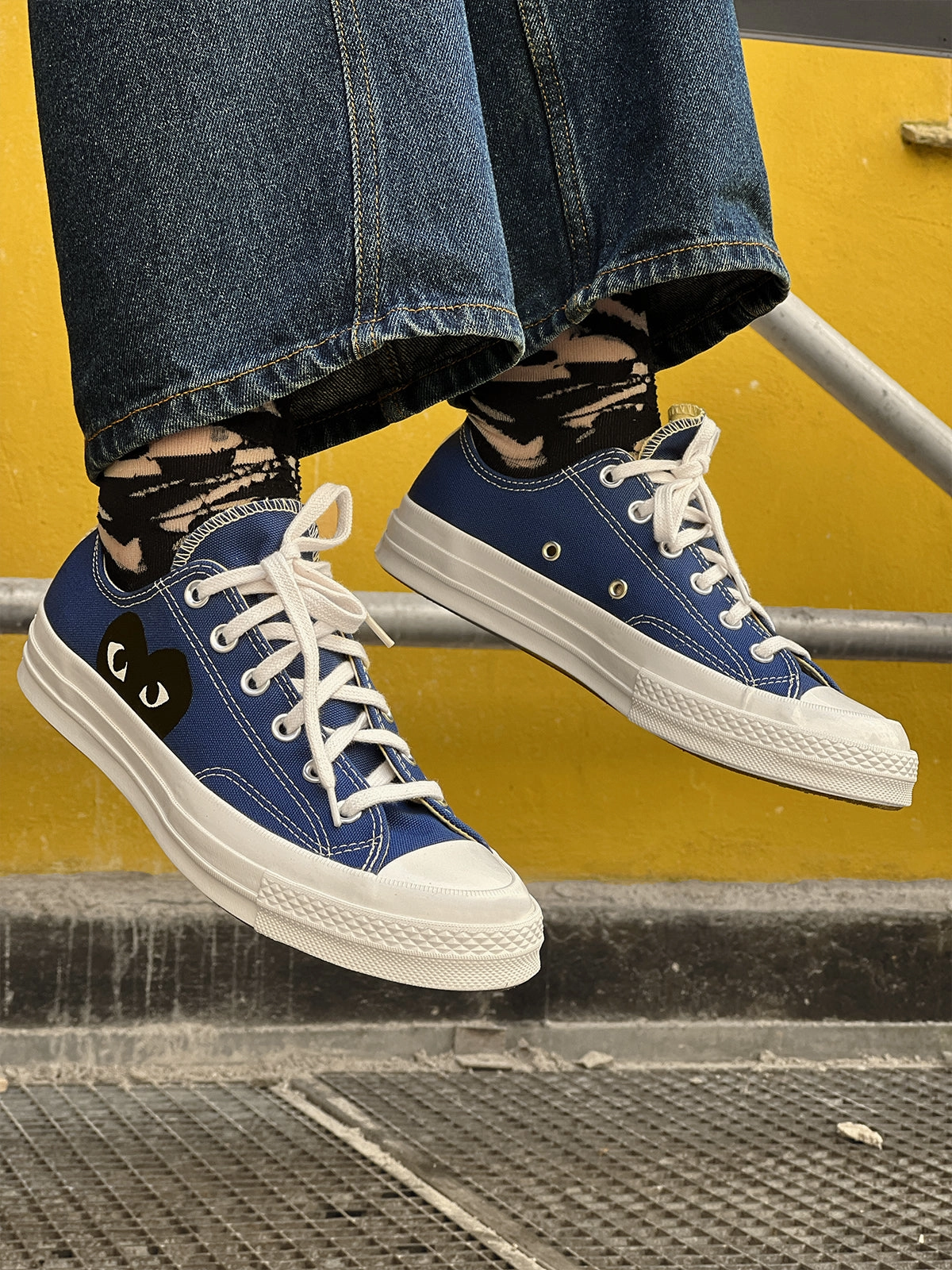 Shock dispersion Adaptive Response Converse Low 'Chuck Taylor' Sneakers - Blue