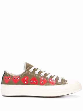 Swift Step CONVERSE LOW 'CHUCK TAYLOR' SNEAKERS - KHAKI
