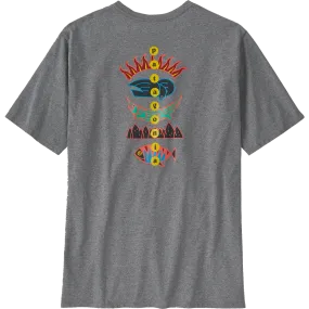 Foam Print Detail Men's Fitz Roy Wild Responsibili-Tee