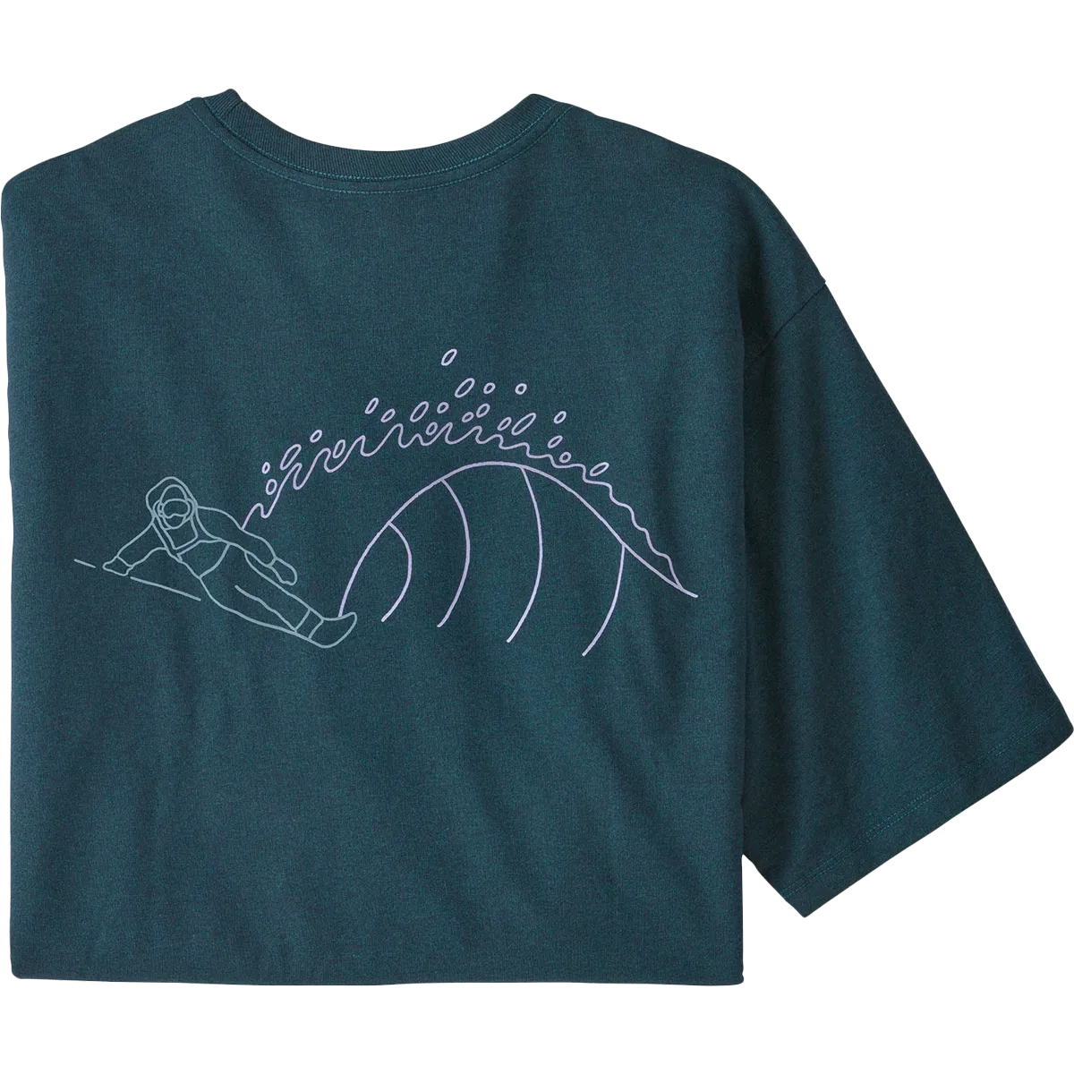 Men's Surf Snow Responsibili-Tee Simple and Chic