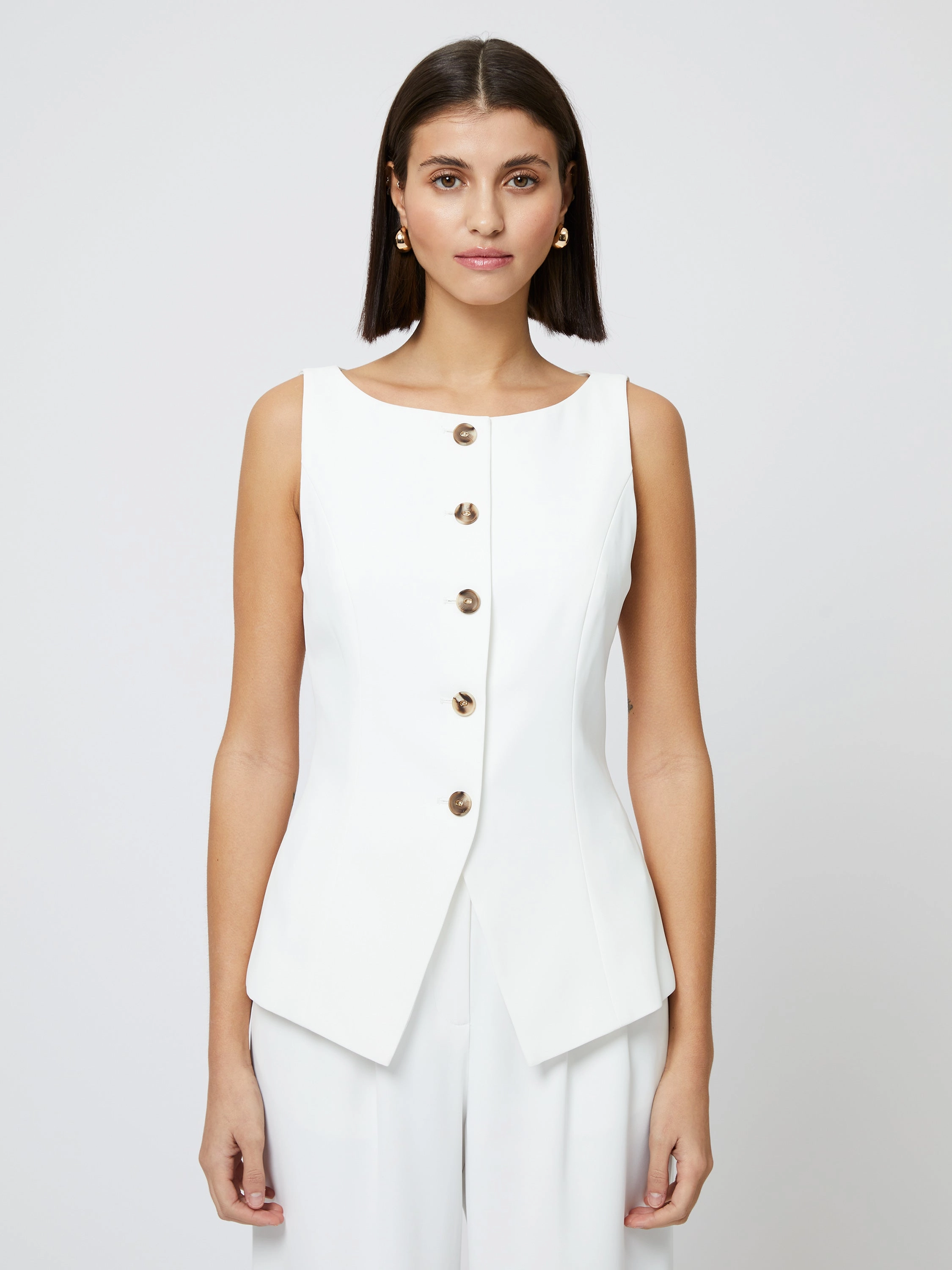 Harry Suiting Waistcoat Top Floating Shape Fresh Glow