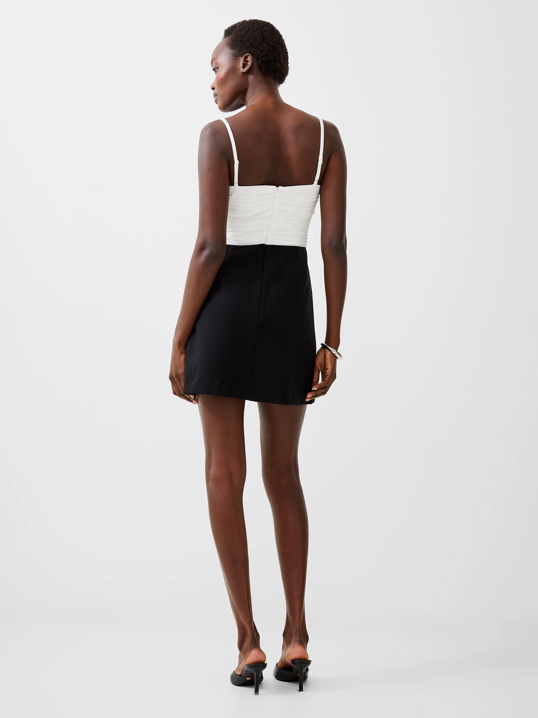 Whisper Strappy Tulle Dress retro-style Sleek Cut