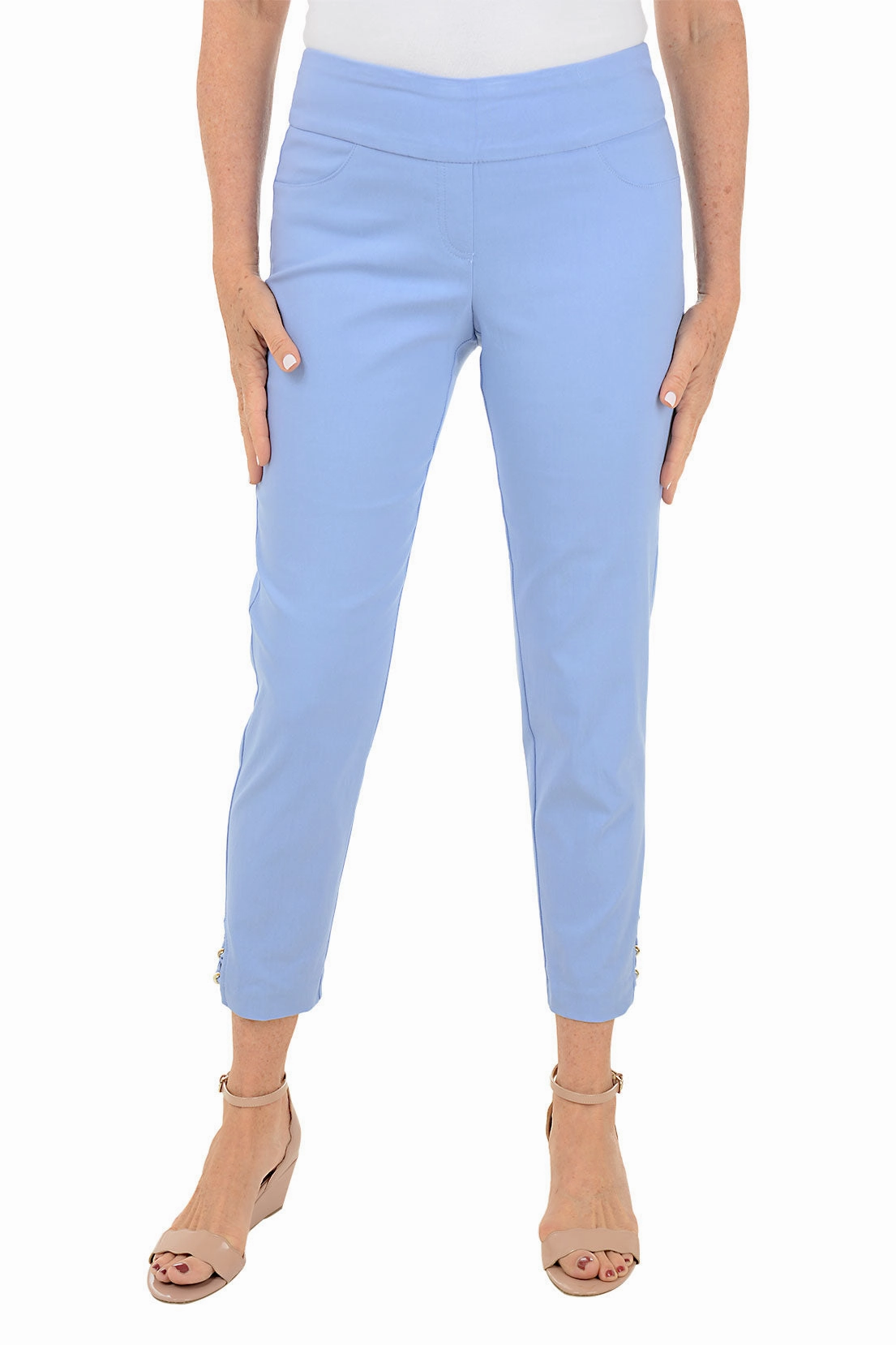 Flattering Design Wear Making Waves Pull-On Ankle Pant