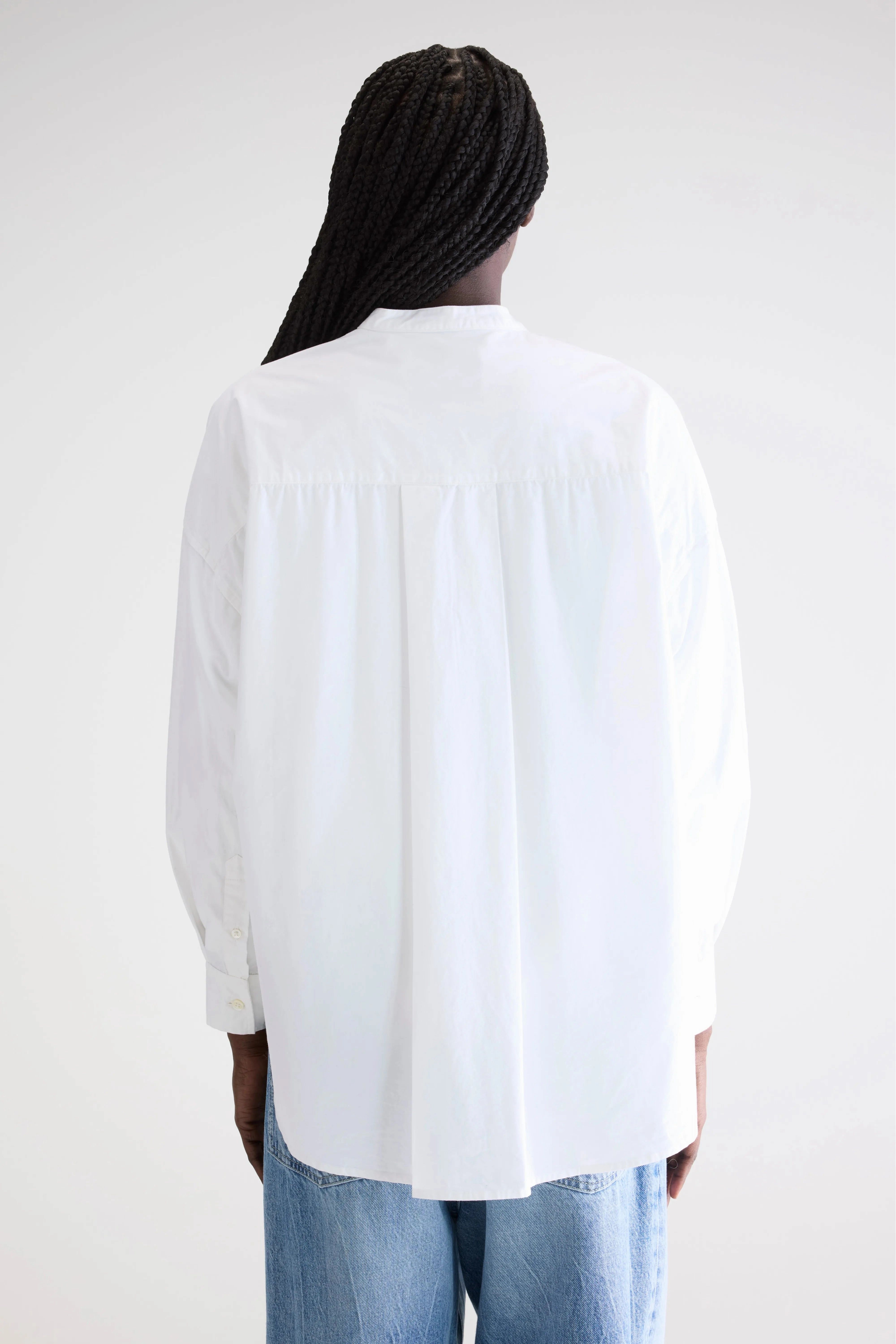 Outdoor Layering Gorky poplin shirt (252 / W / WHITE)