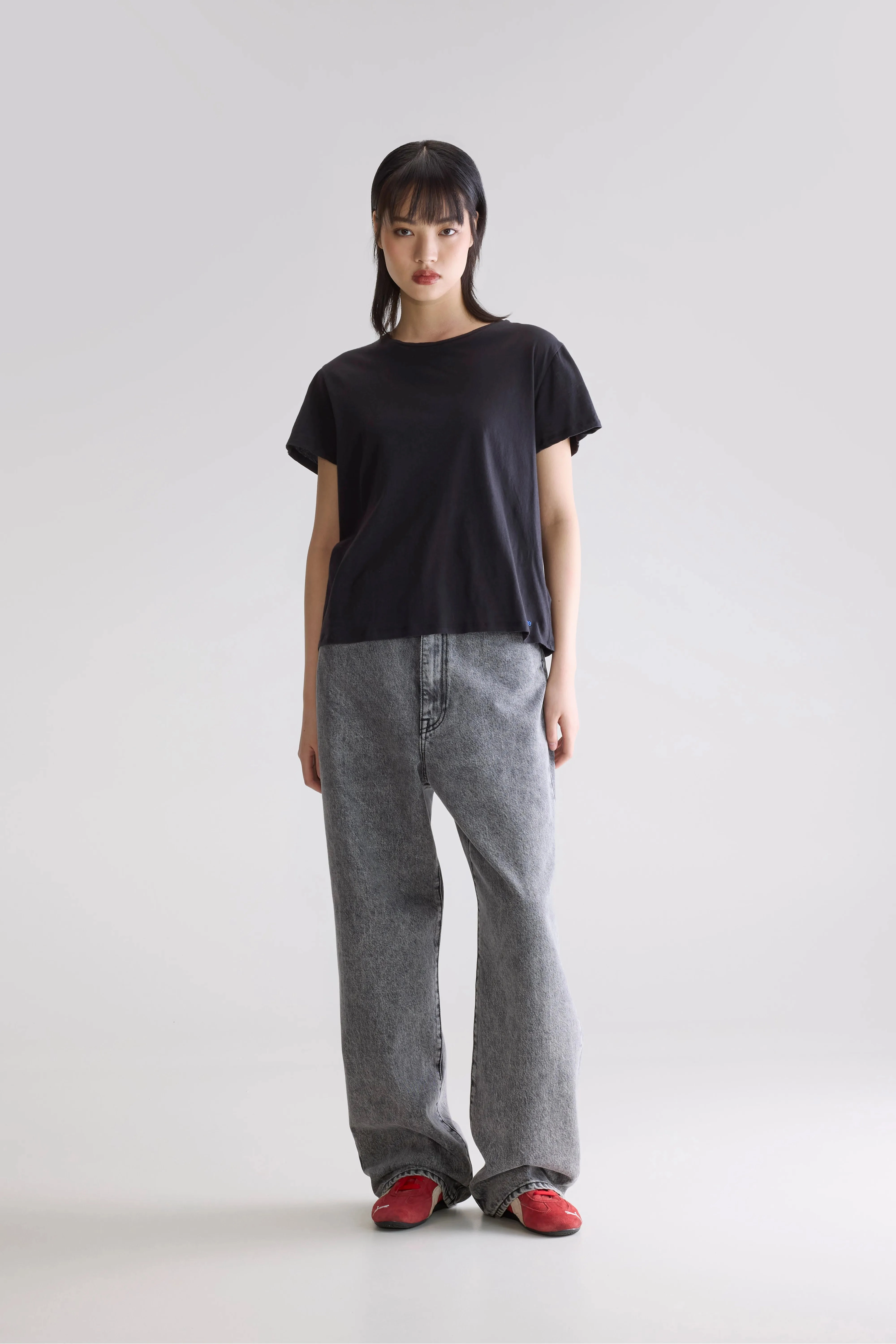 Covi short-sleeve t-shirt (252 / W / OFF BLACK) product urban style quotient low end