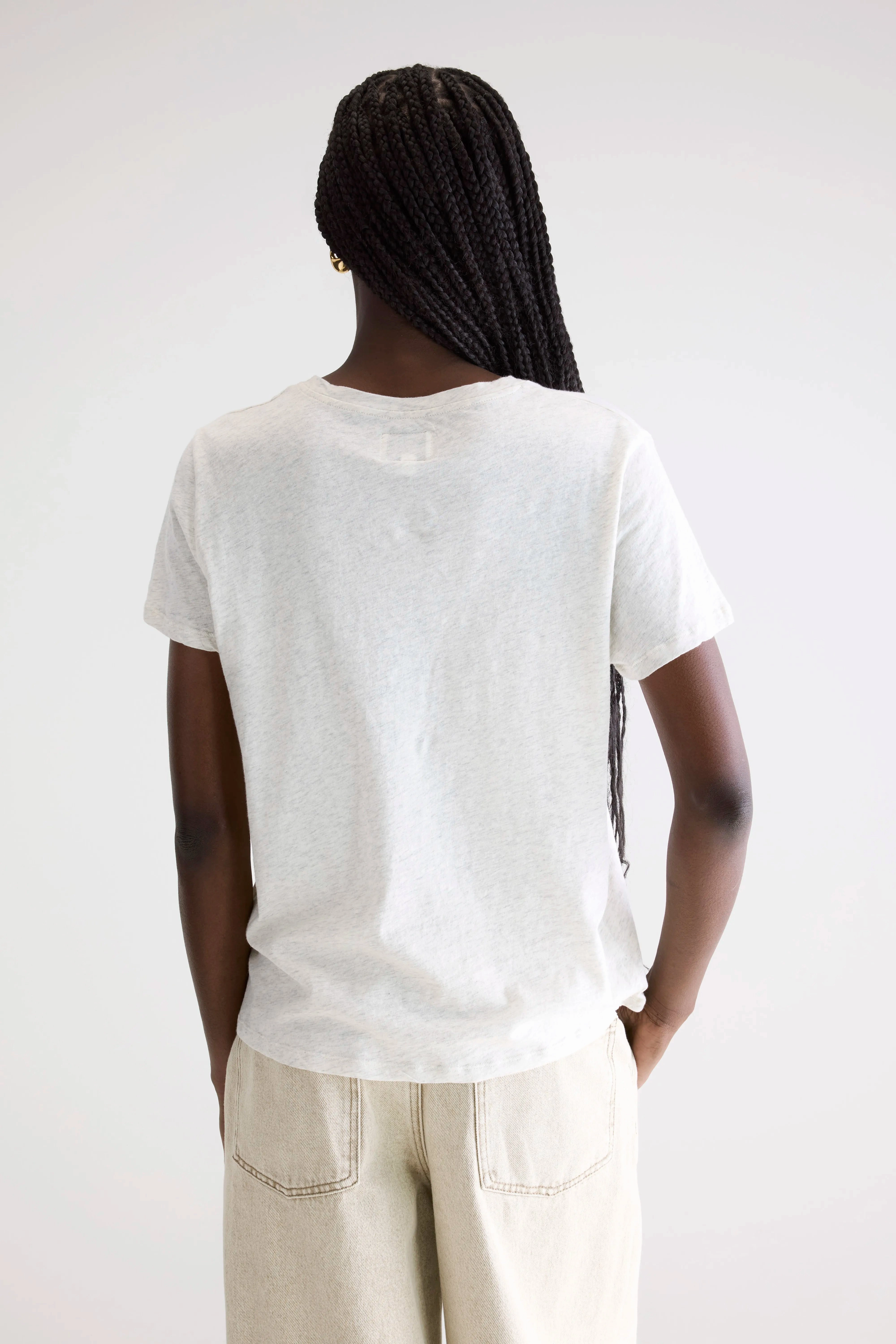 Covi short-sleeve t-shirt (252 / W / OYSTER) Outdoor Hoodie Comfortable Design