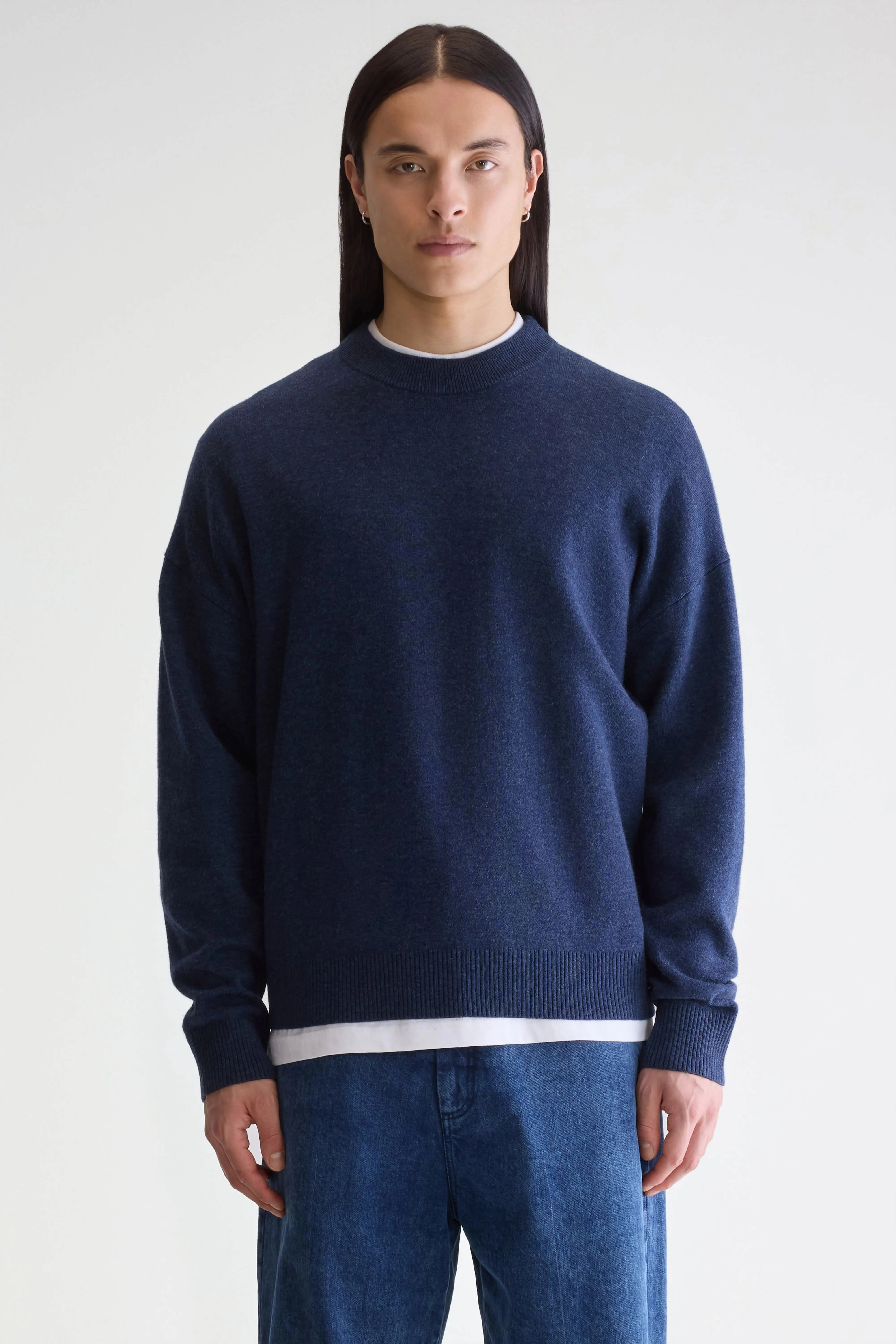 Geolem crewneck sweater (252 / M / ODYSEE) Seasonal Comforted Chunky Cable Knit