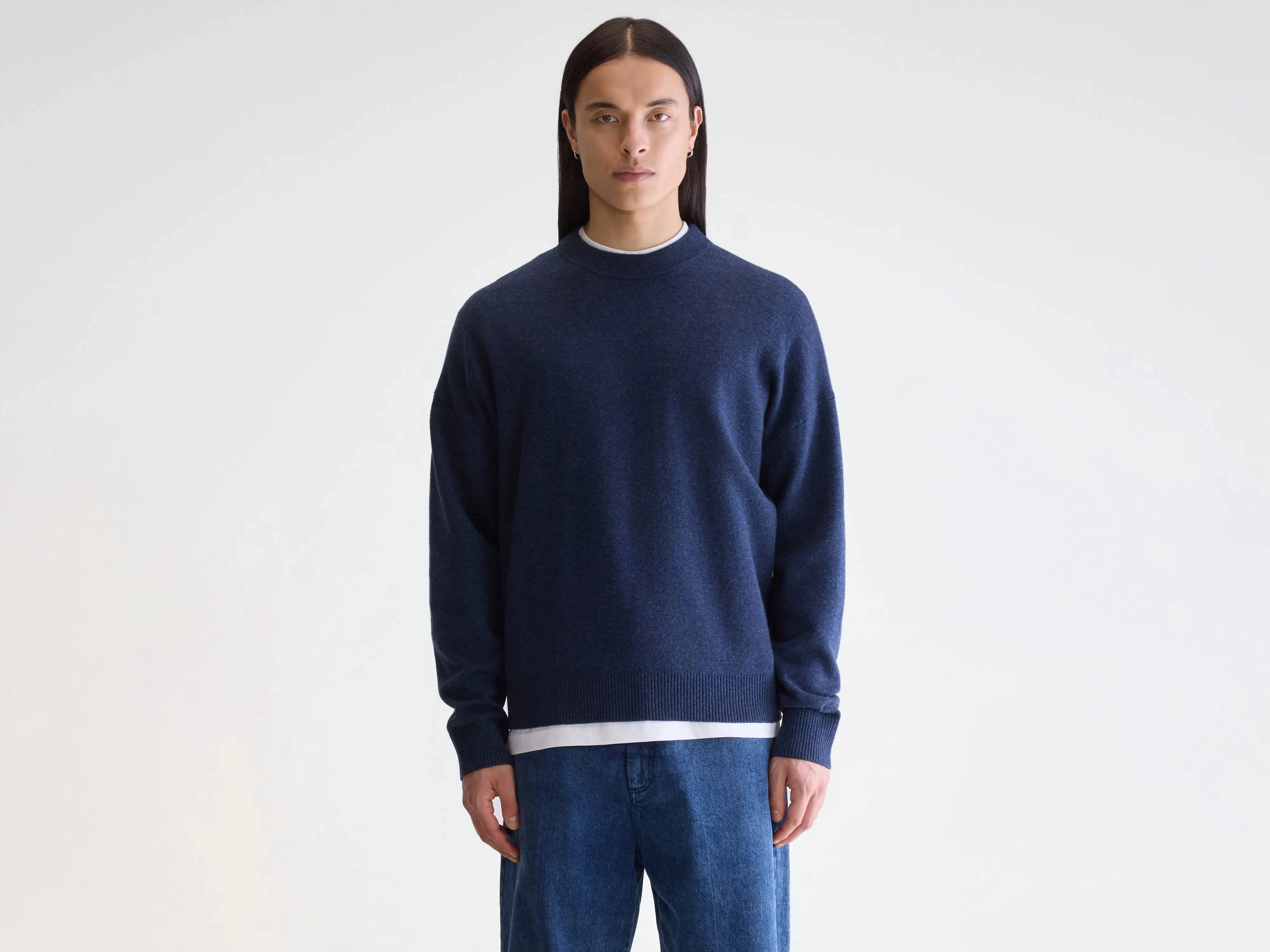 AntiStatic Lining Recycled Polyester Thread Geolem crewneck sweater (252 / M / ODYSEE)