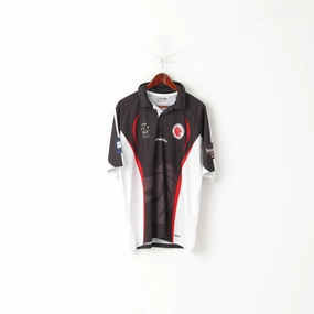 Linen blend O' Neills Men 2XL Polo Shirt Black Gaelic Leoin Gaelacha Singap??ra CLG Jersey Top