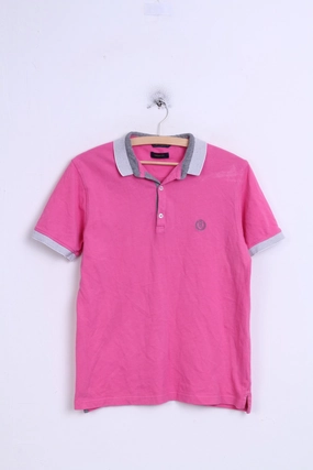 Henri Lloyd Mens M Polo Shirt Pink Cotton Urban Fit Quick Access