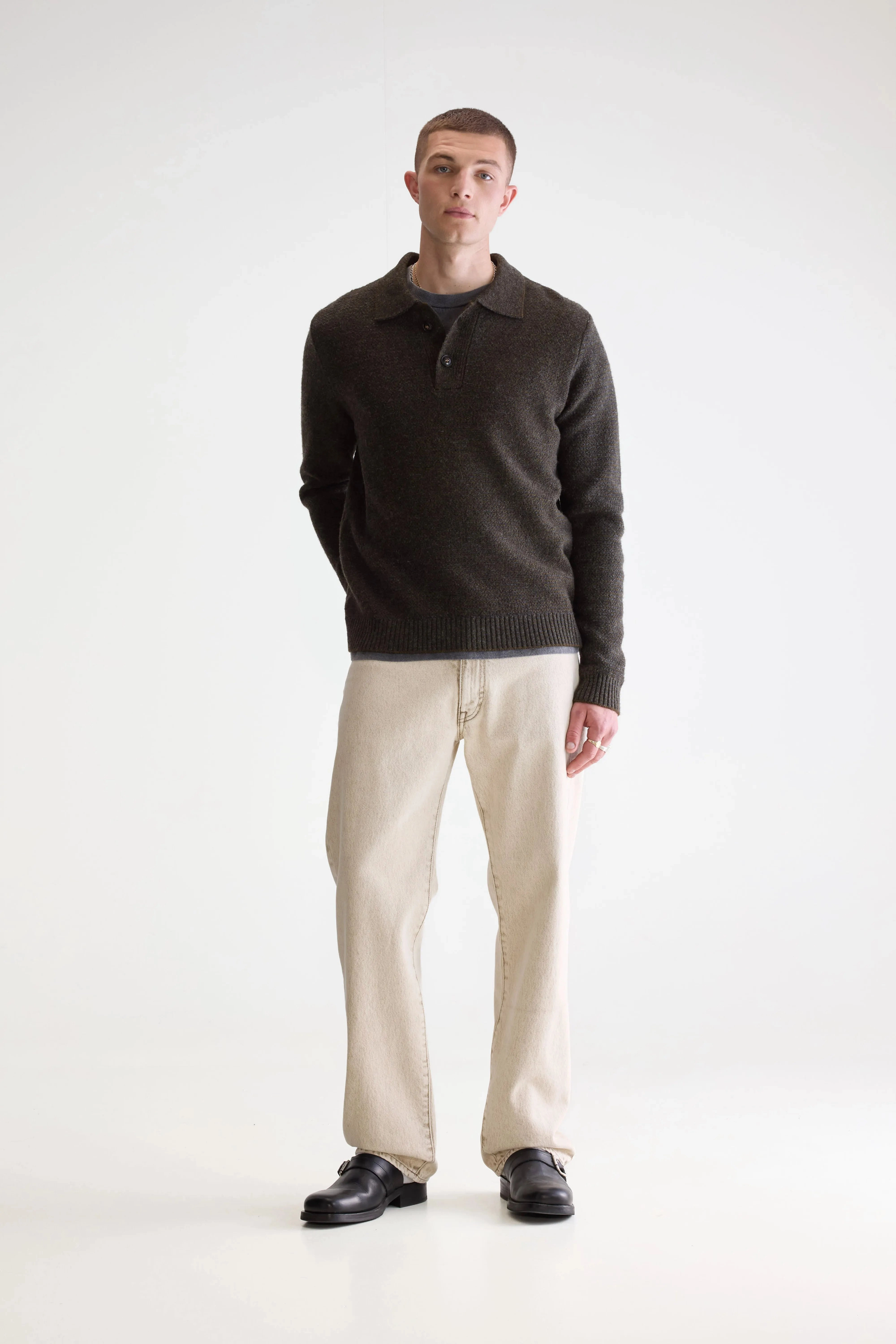 Quiet Tone Allui polo neck sweater (252 / M / COMBO B)