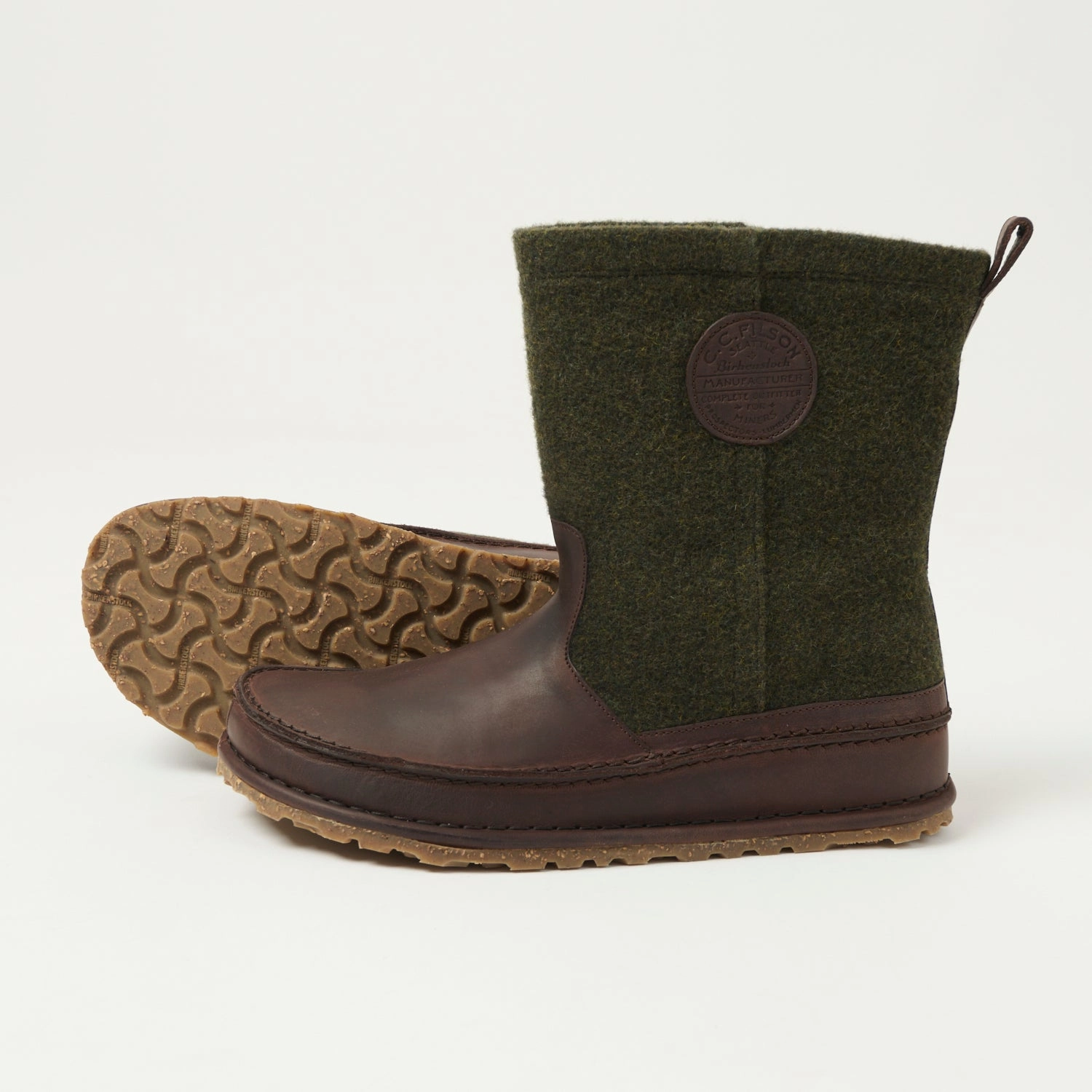 City Ready Filson x Birkenstock Lahti Boot - Forest Green/Roast