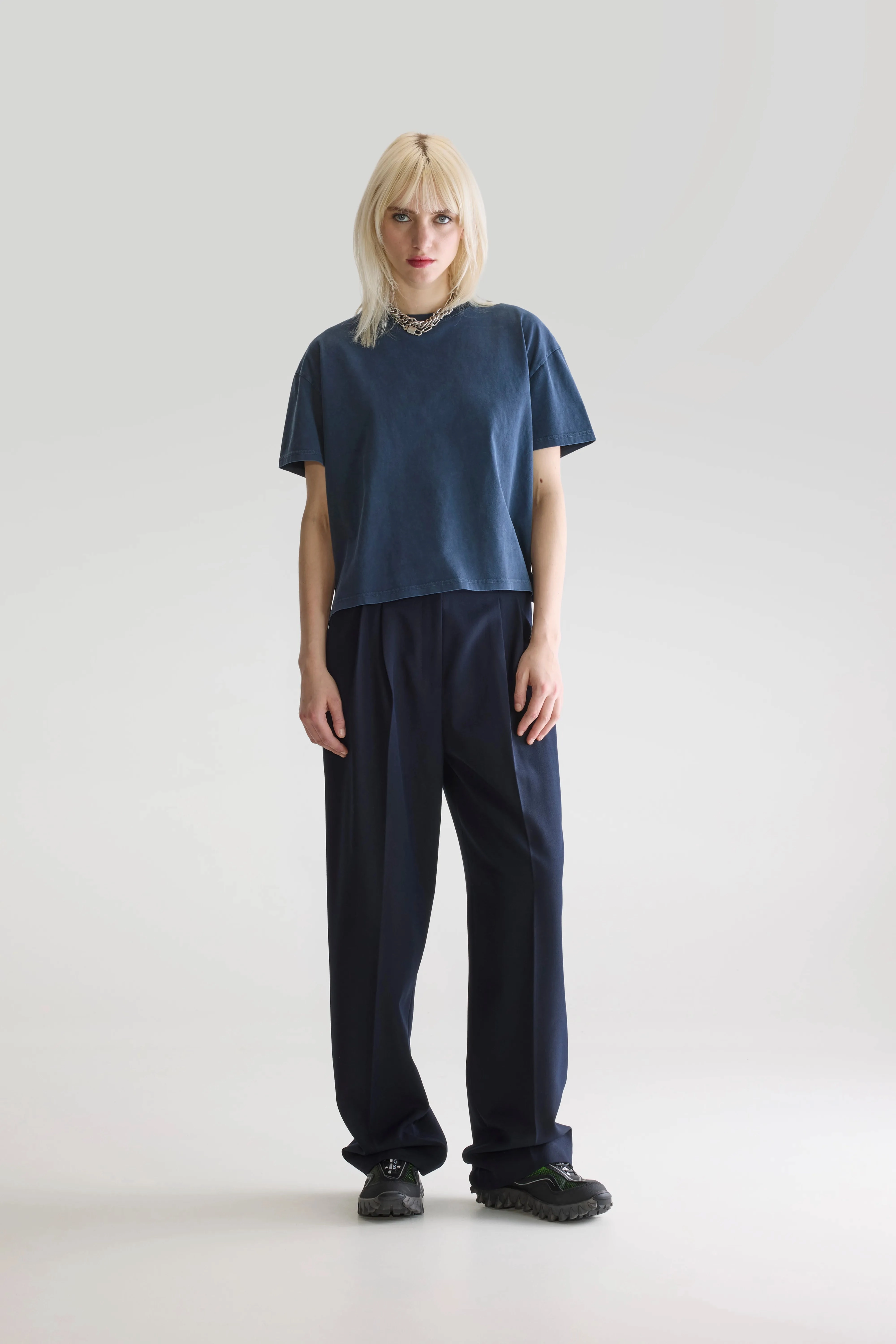 Felio short-sleeve t-shirt (252 / W / PARKER) appropriate for autumn Comfortable clothing