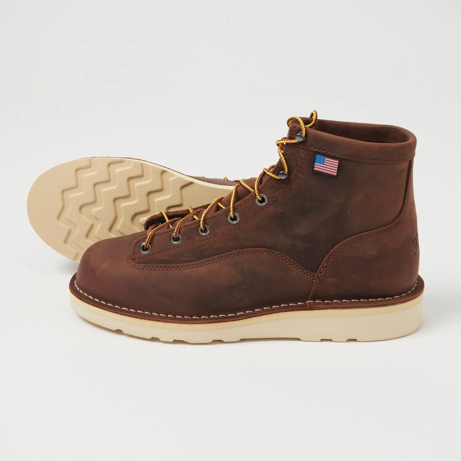 Cold Chic Wedge Heel Danner 'Bull Run' Boot - Brown