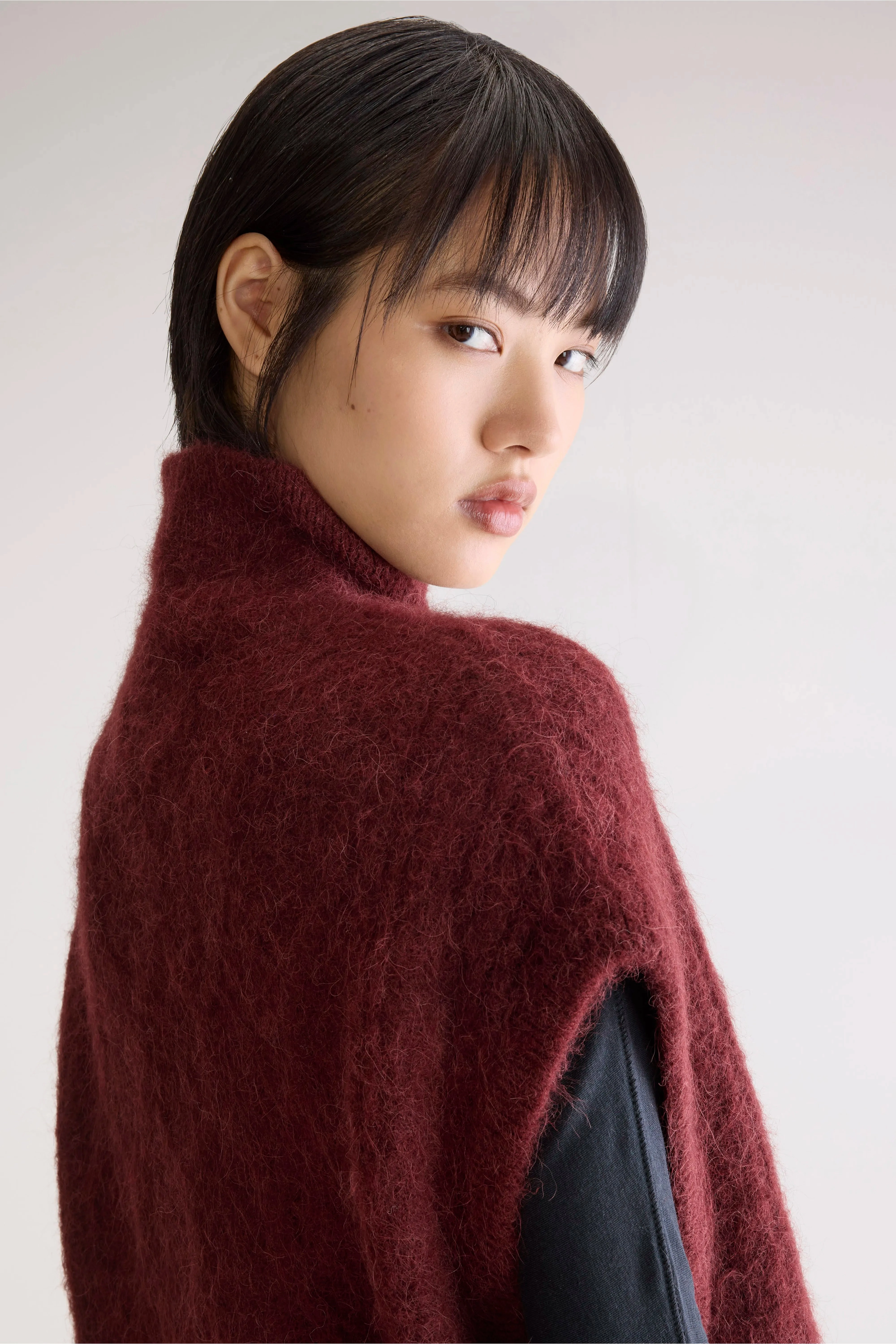 Darti Sweater Vest (252 / W / WINE) Thermal Air Pocket Seasonal Wear