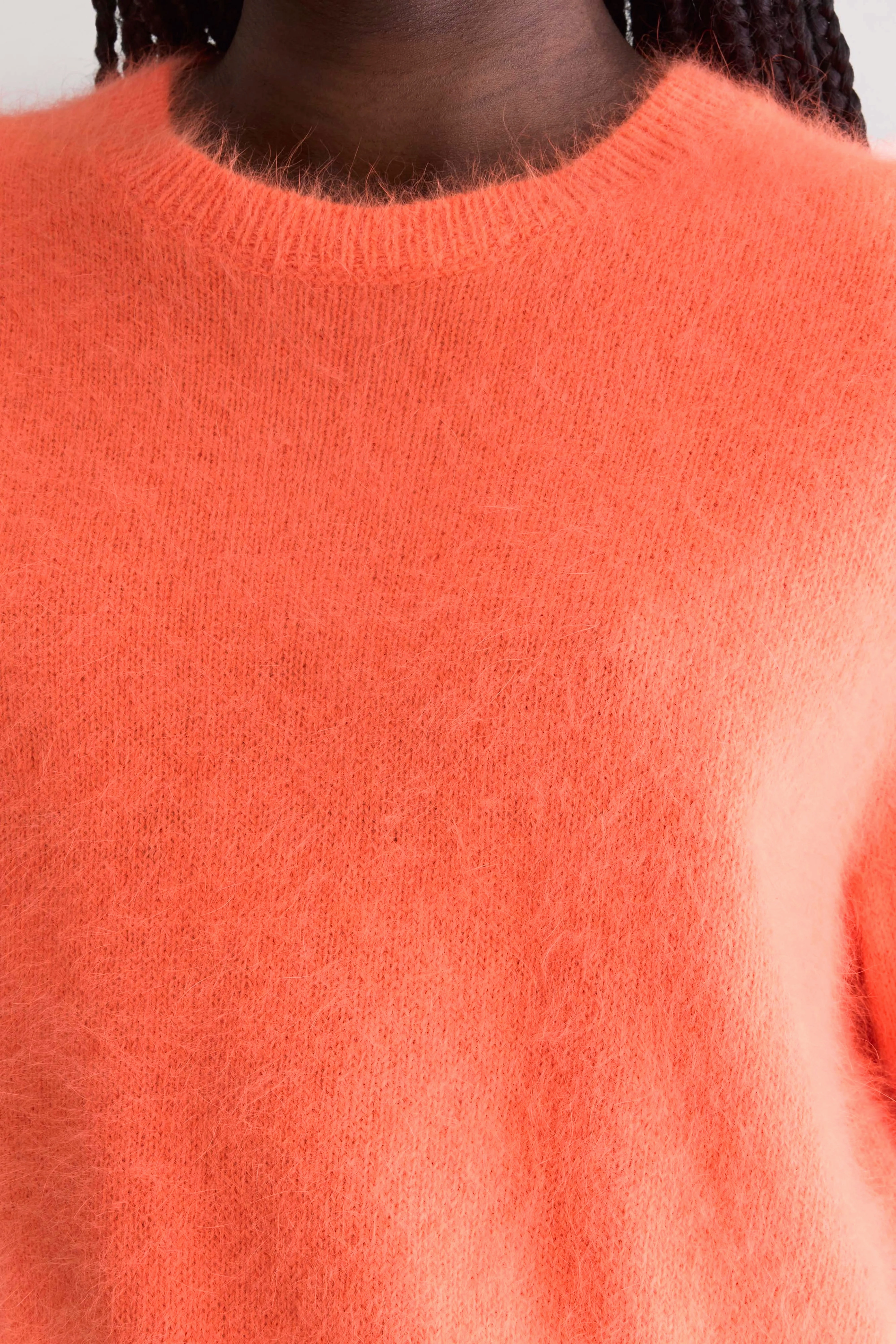 Datad angora-blend sweater (252 / W / METEORA) Stretchable Cuffs