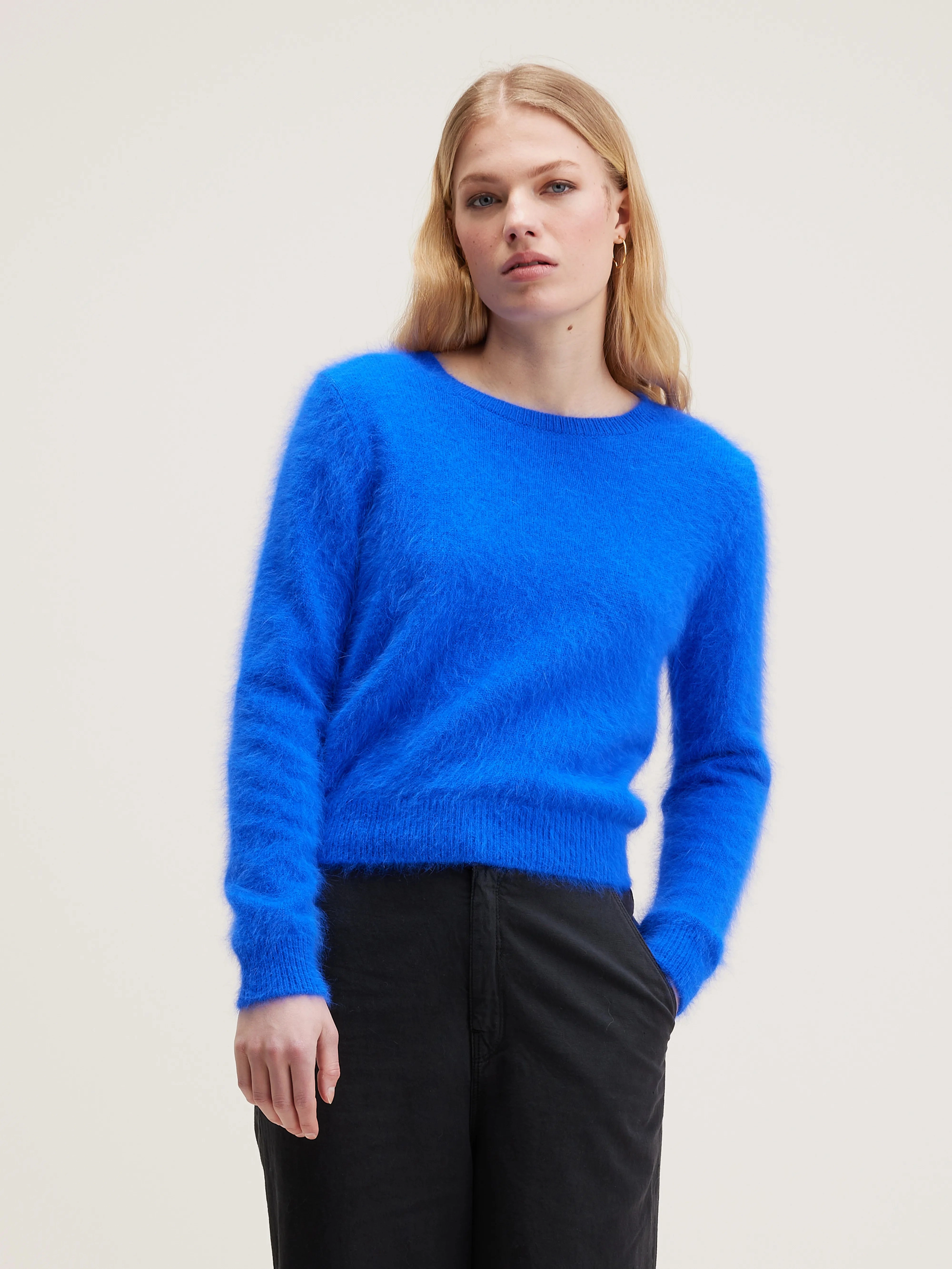 Datti angora-blend sweater (242 / W / LAZULI) TearResistant Fabric