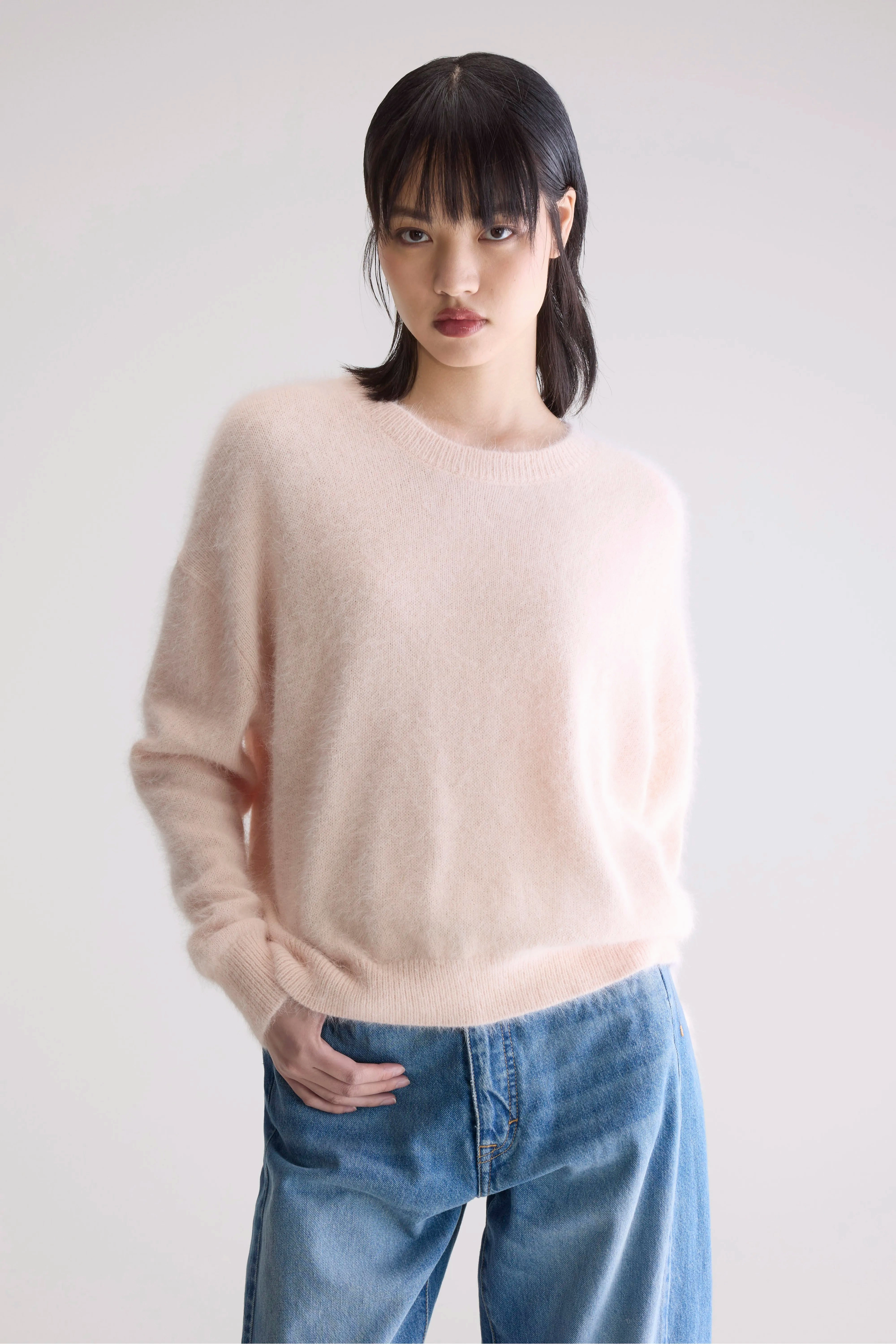 Warm Essentials Datus angora-blend sweater (252 / W / QUARTZ)