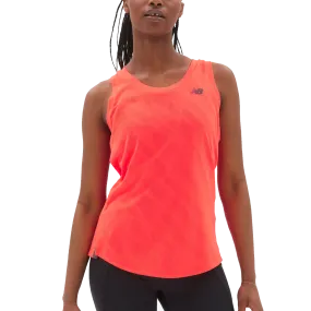 Flexible Neckline Functional Fit Women's Q Speed Jacquard Tank
