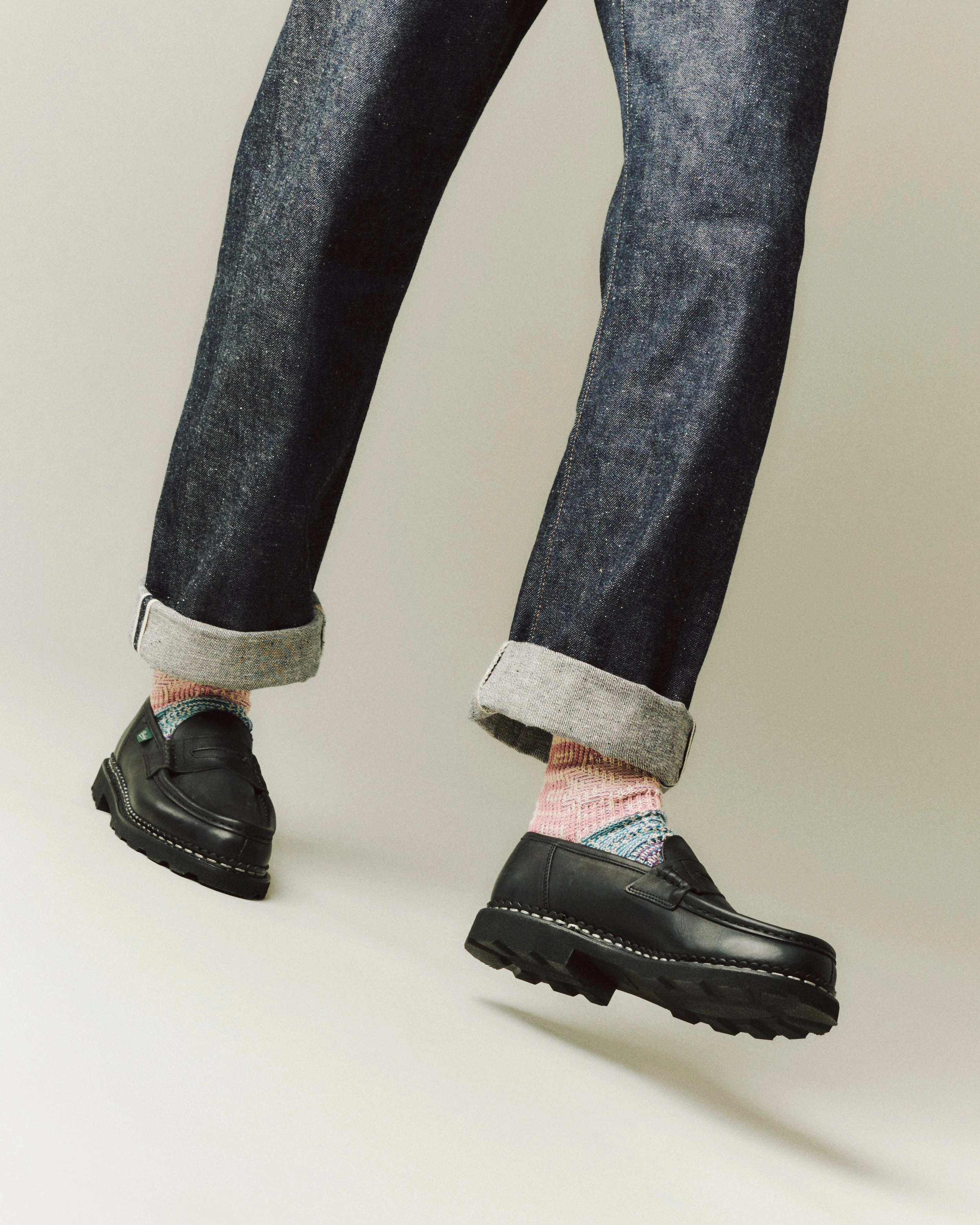 Paraboot Reims Marche Loafer - Black Lisse Noir Everyday Use