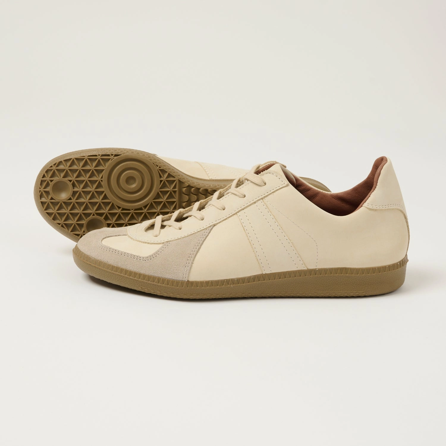 Sunrise Path Cloud Soft Reproduction of Found 1980s German Army Trainer - Panna Nubuck