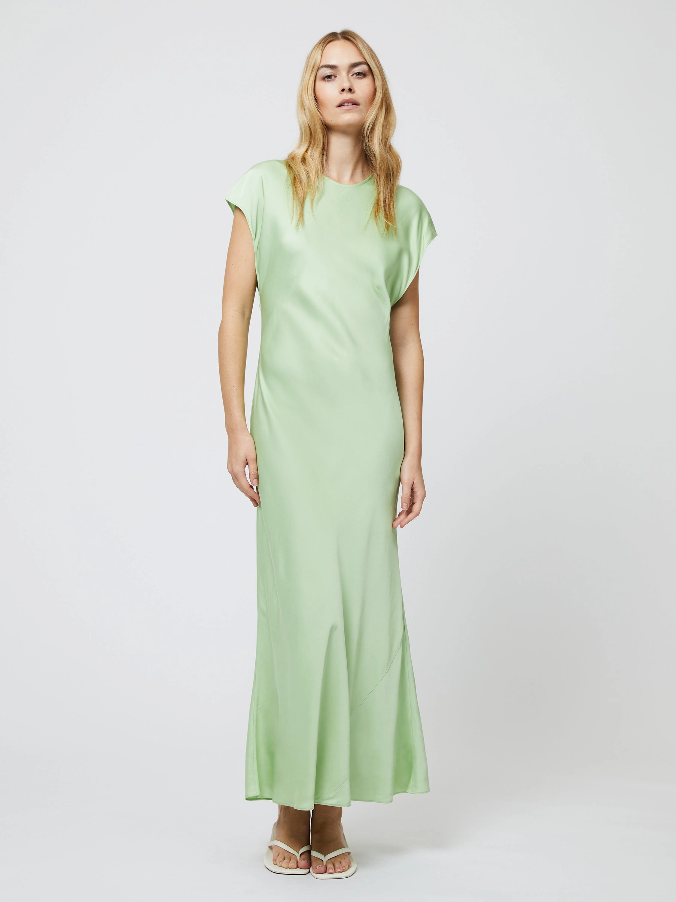 Ennis Satin Column Maxi Dress Chic And Comfortable