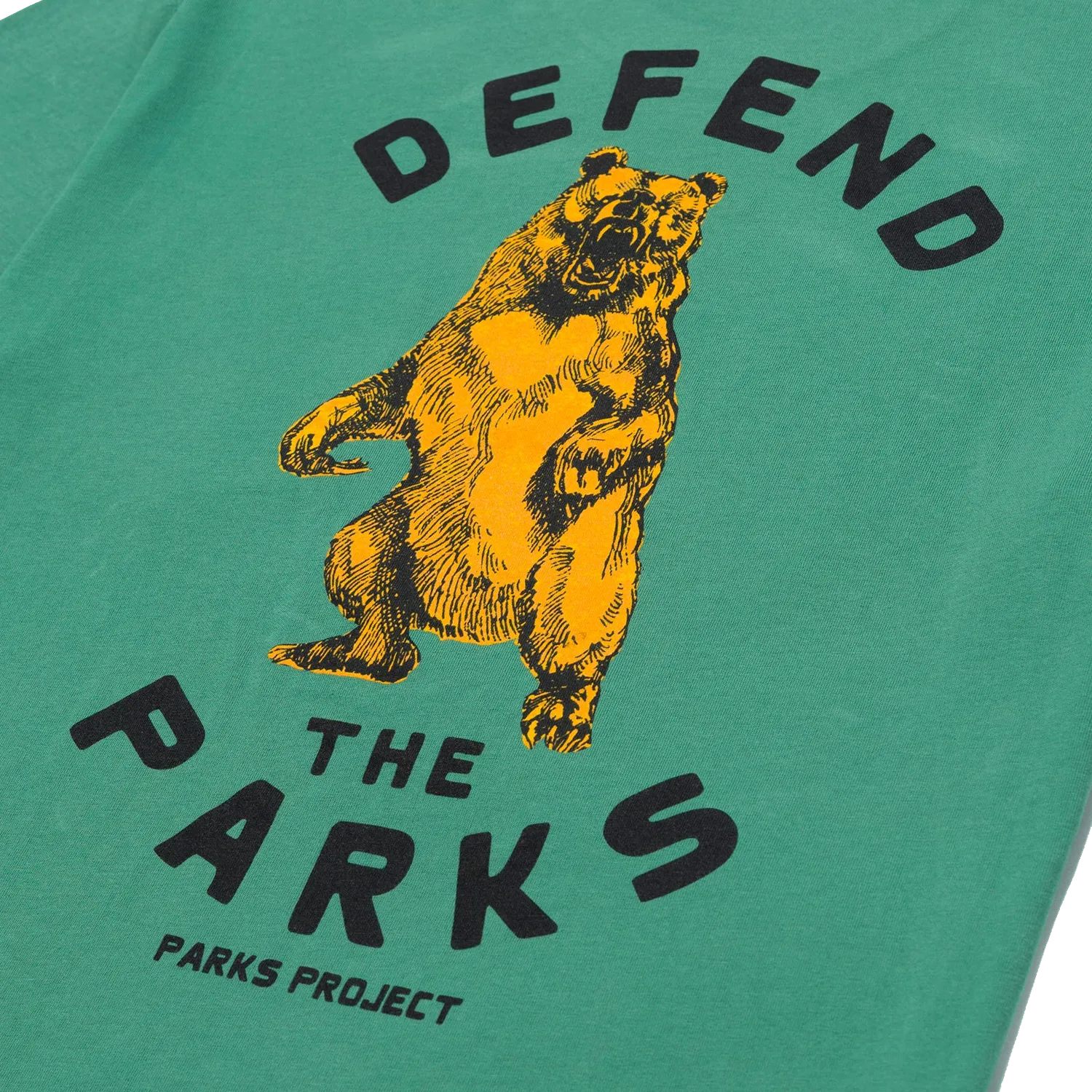 Defend The Parks Bear Pocket Tee Office Wear