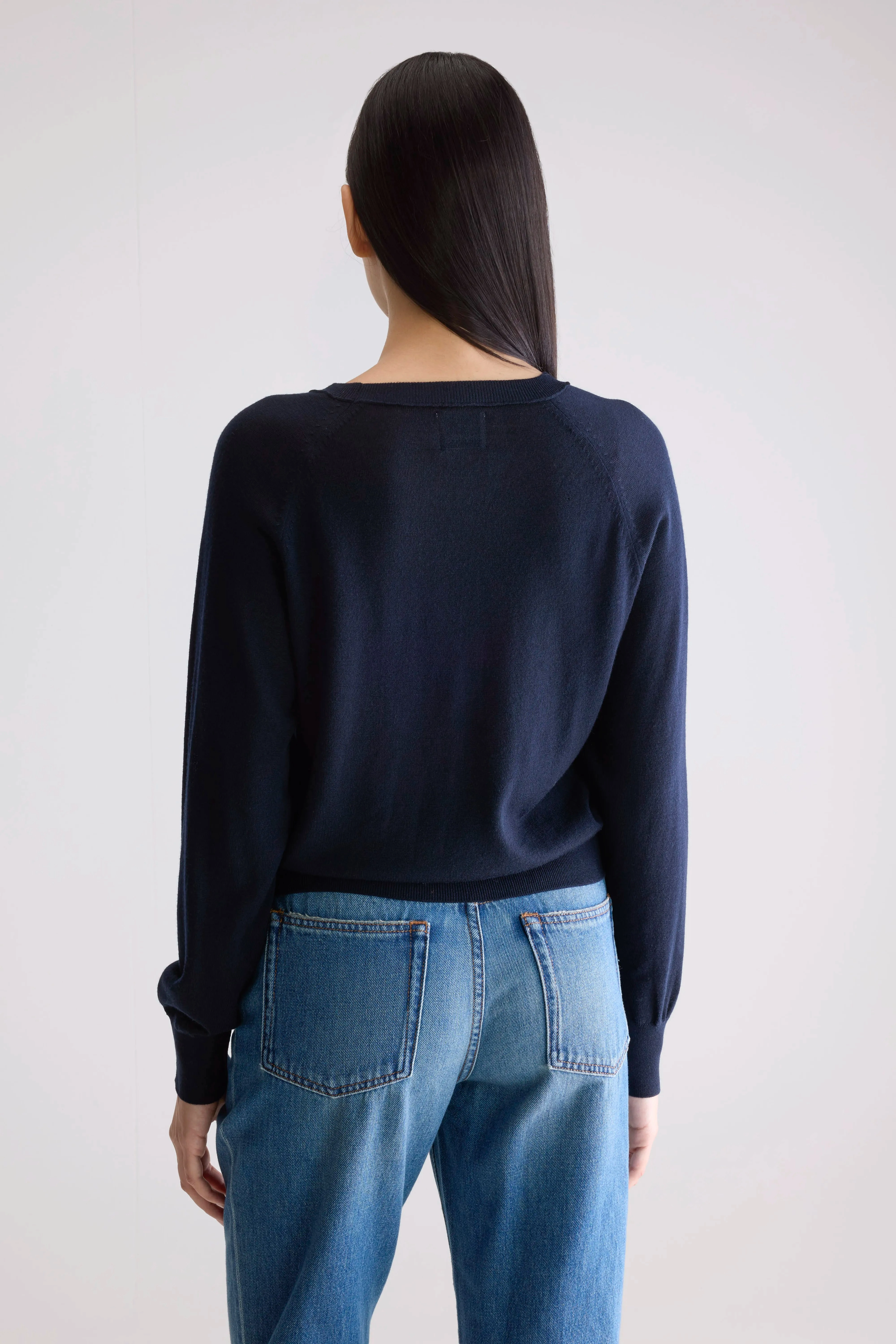 Cozy Classic ZeroWaste Production Delen classic crewneck sweater (252 / W / NAVY)