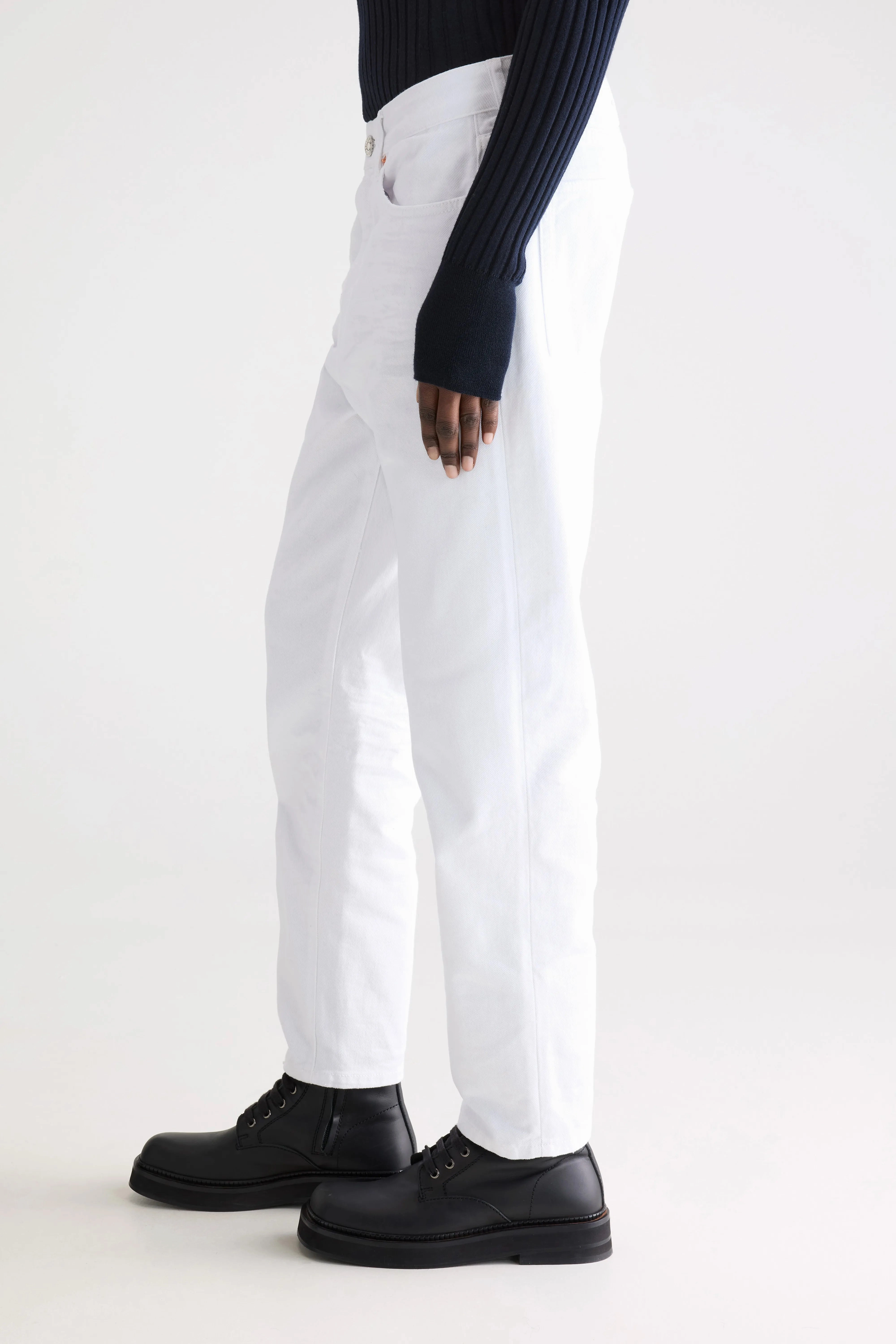 Affordable Unisex Wear Denim N. 54 tapered jeans (252 / W / WHITE)