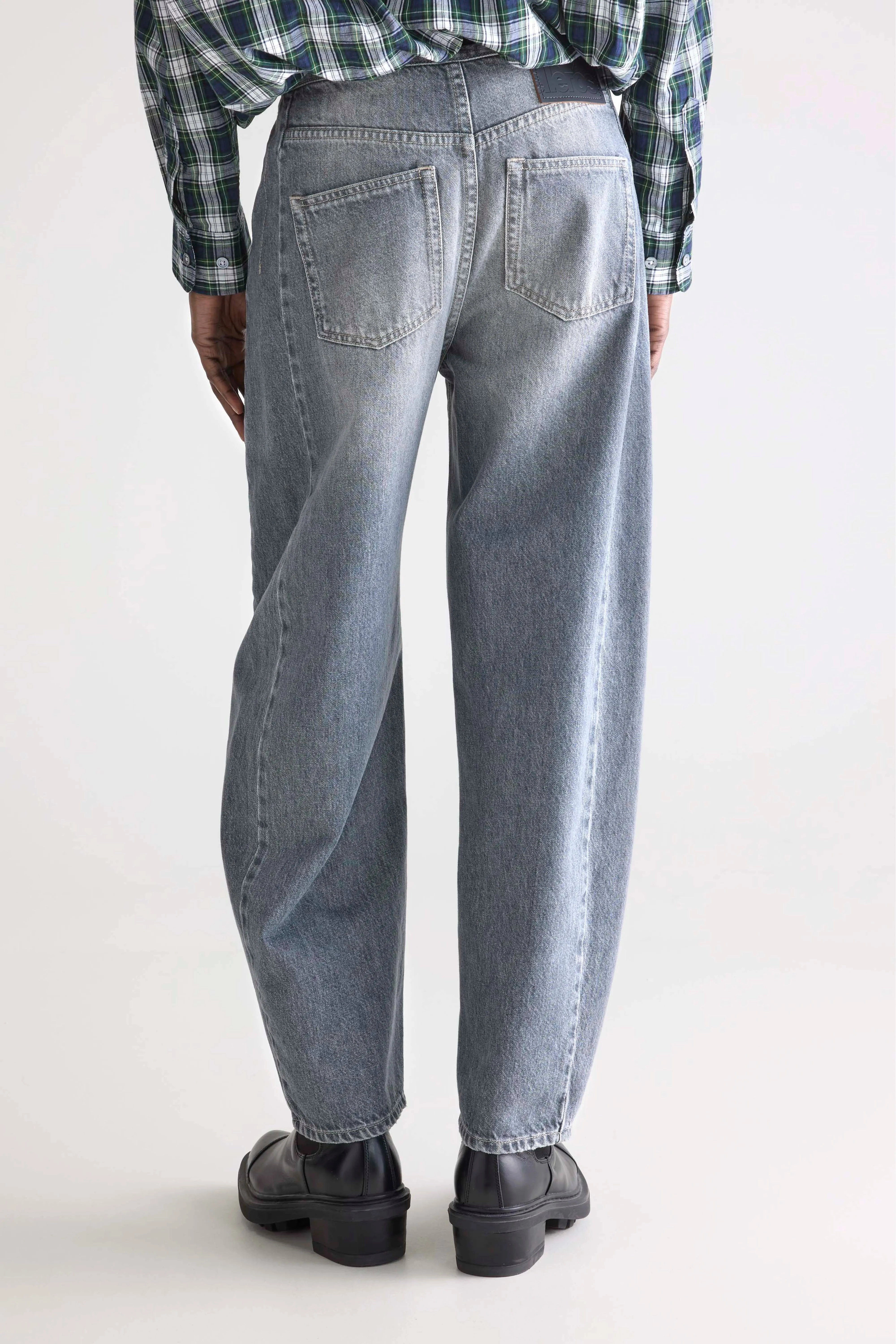 Denim N. 55 wide jeans (252 / W / USED GREY) Home Comfort Weekend Warrior Brunch Outfit Night Out