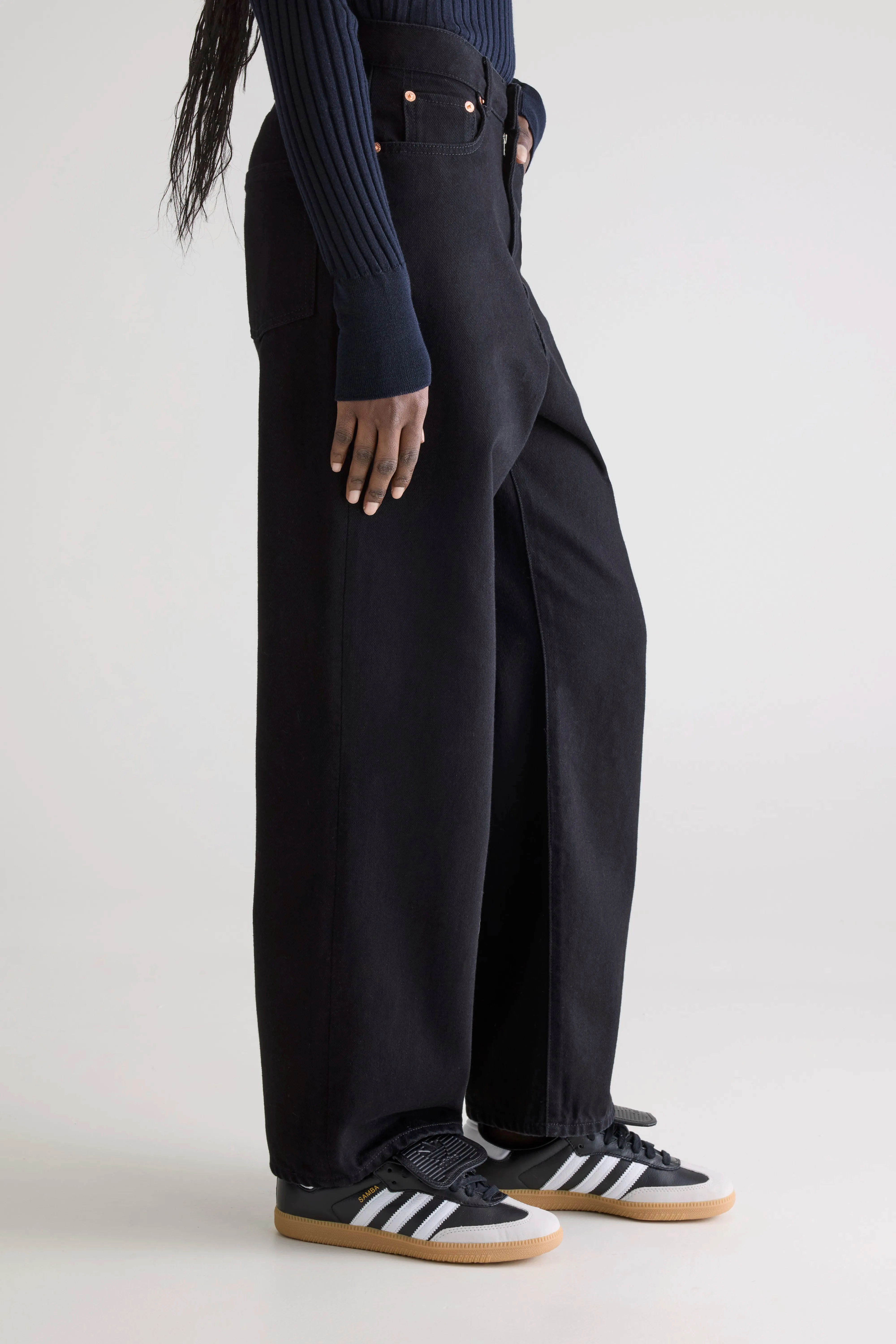 Denim N. 61 wide jeans (252 / W / BLACK RINSE) Modern Traveler Gear Sunny Vibes