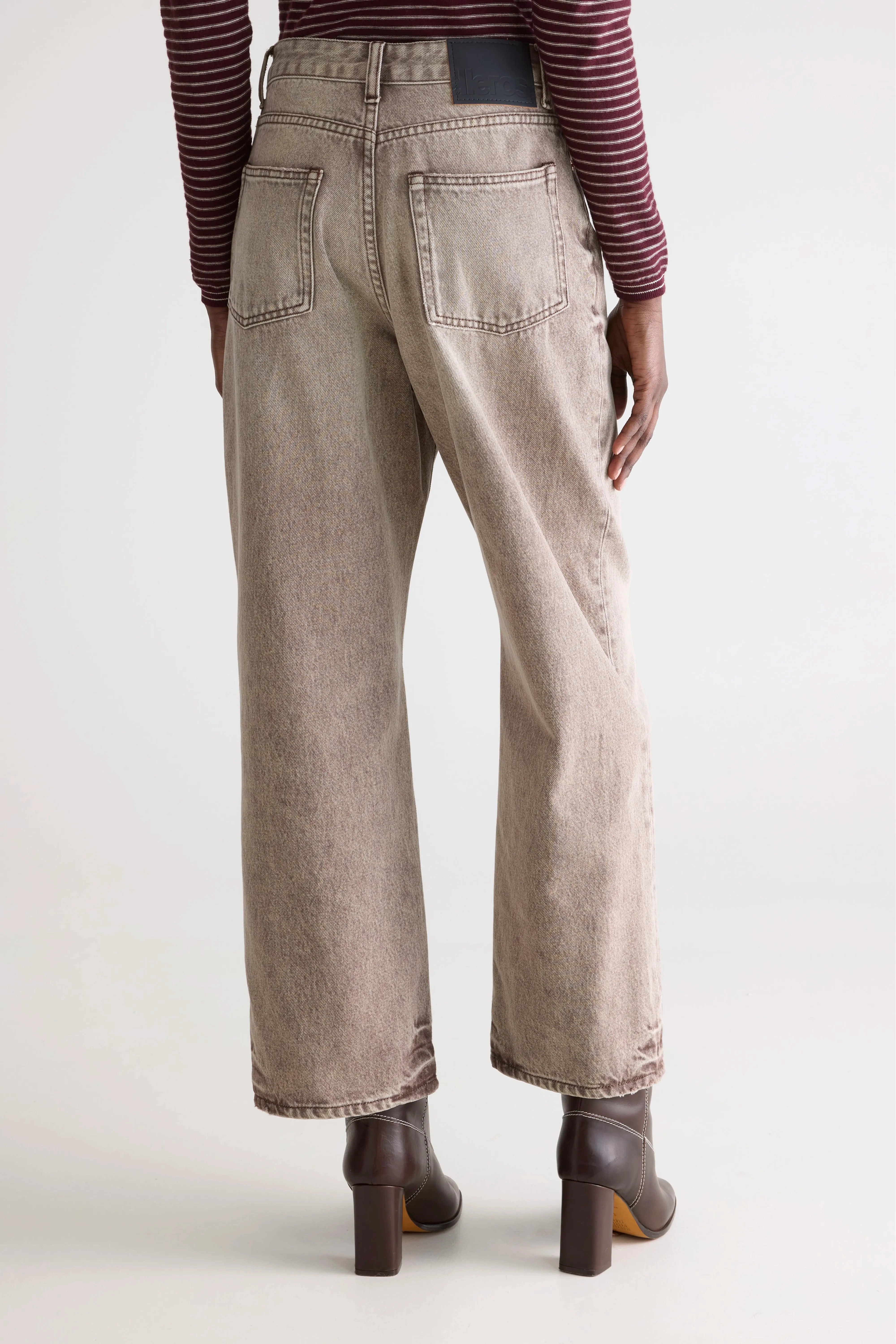 Denim N. 61 wide jeans (252 / W / BROWN SNOW) Wardrobe Staple Casual Friday Versatile