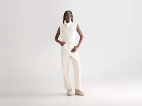 Sustainable Beach Day Loose Outdoor Adventure Work Meeting Denim N. 61 wide jeans (252 / W / NATURAL)