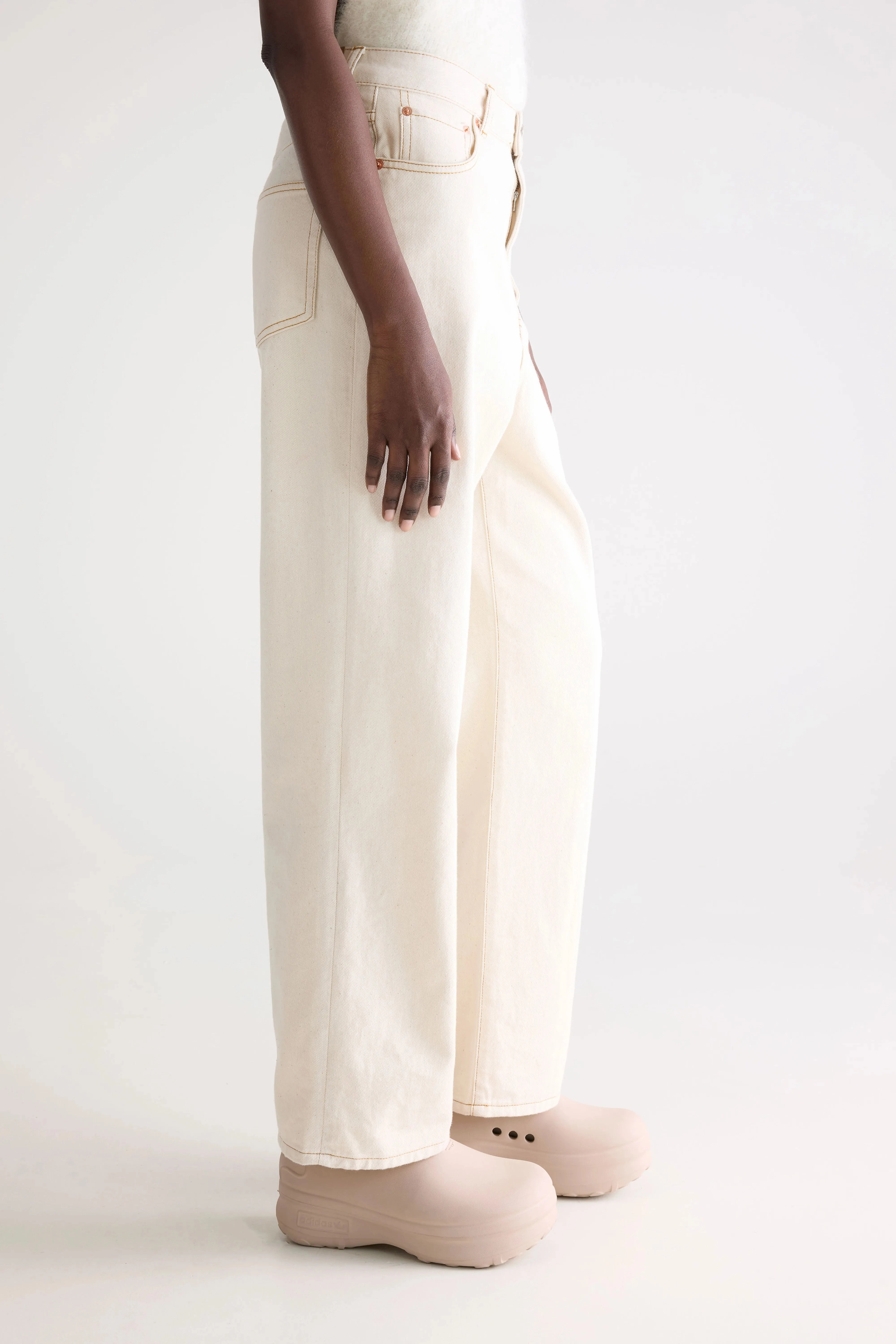 Denim N. 61 wide jeans (252 / W / NATURAL) Creative Look Work Ready Lightweight