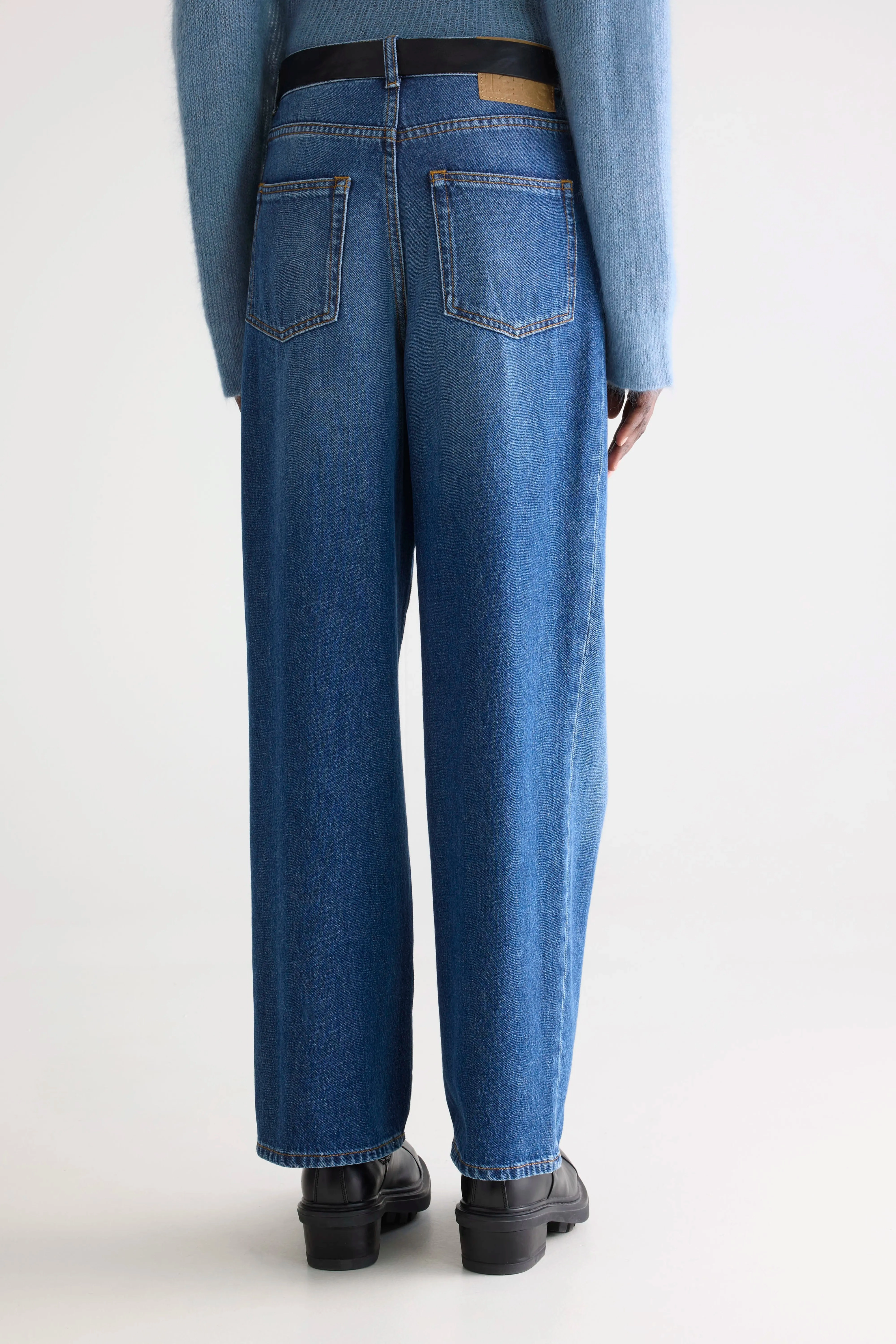 Denim N. 61 wide jeans (252 / W / STONE WASH) Crisp Look Music Event Smooth Casual