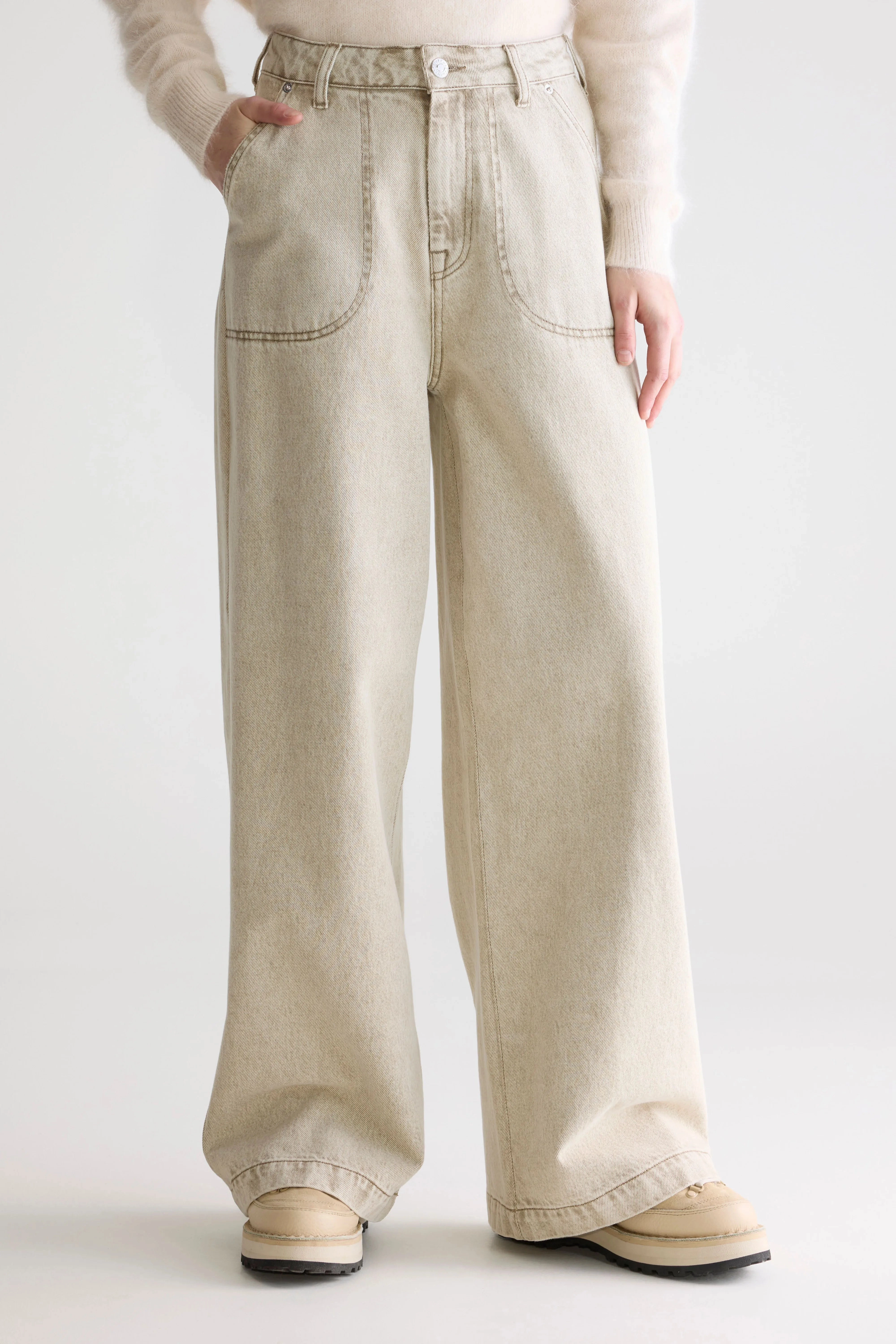 Denim N. 62 wide jeans (252 / W / BEIGE SNOW) Home Comfort Bold Look Sunny Vibes