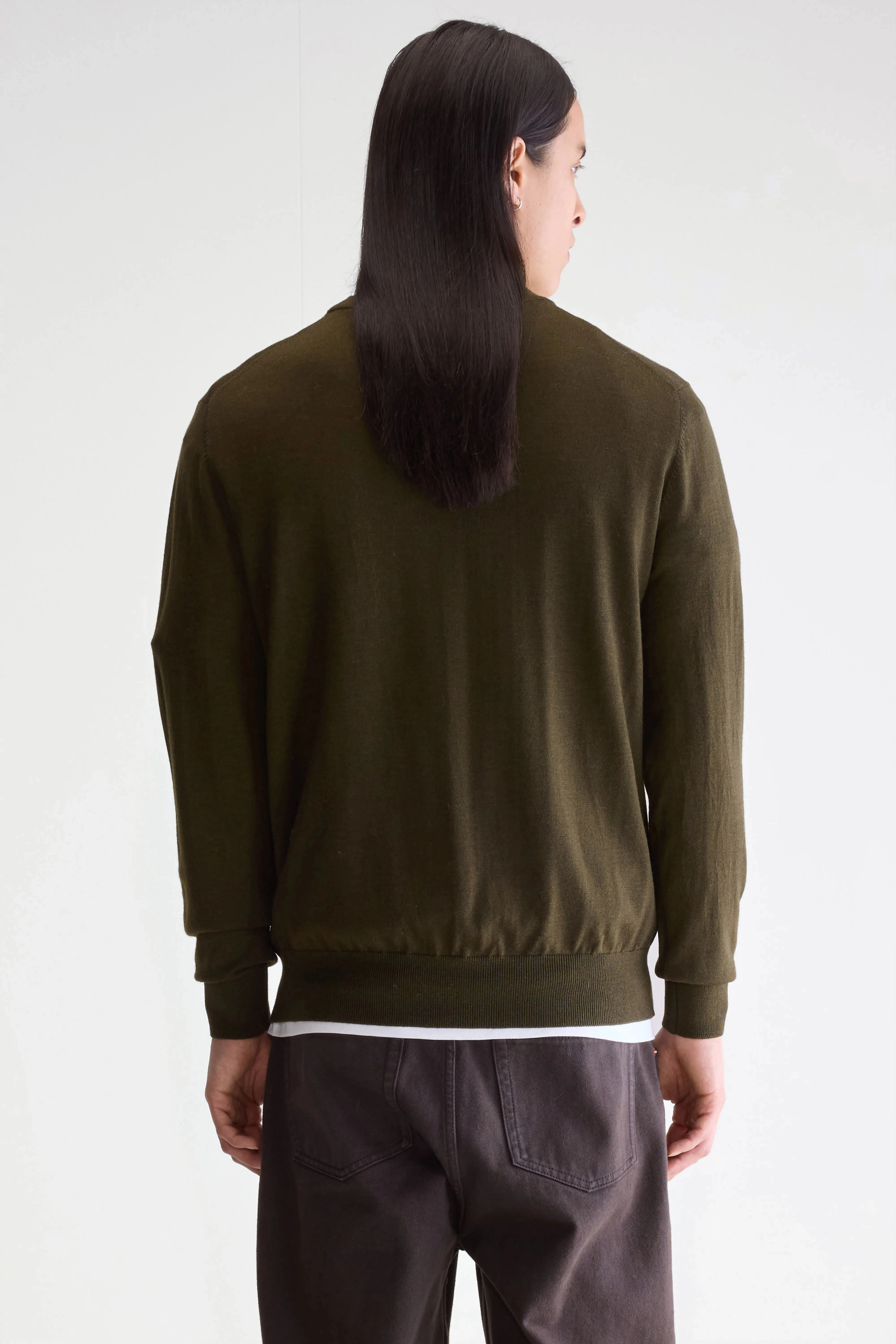 Dilliv crewneck sweater (252 / M / ARMY) Base Layer