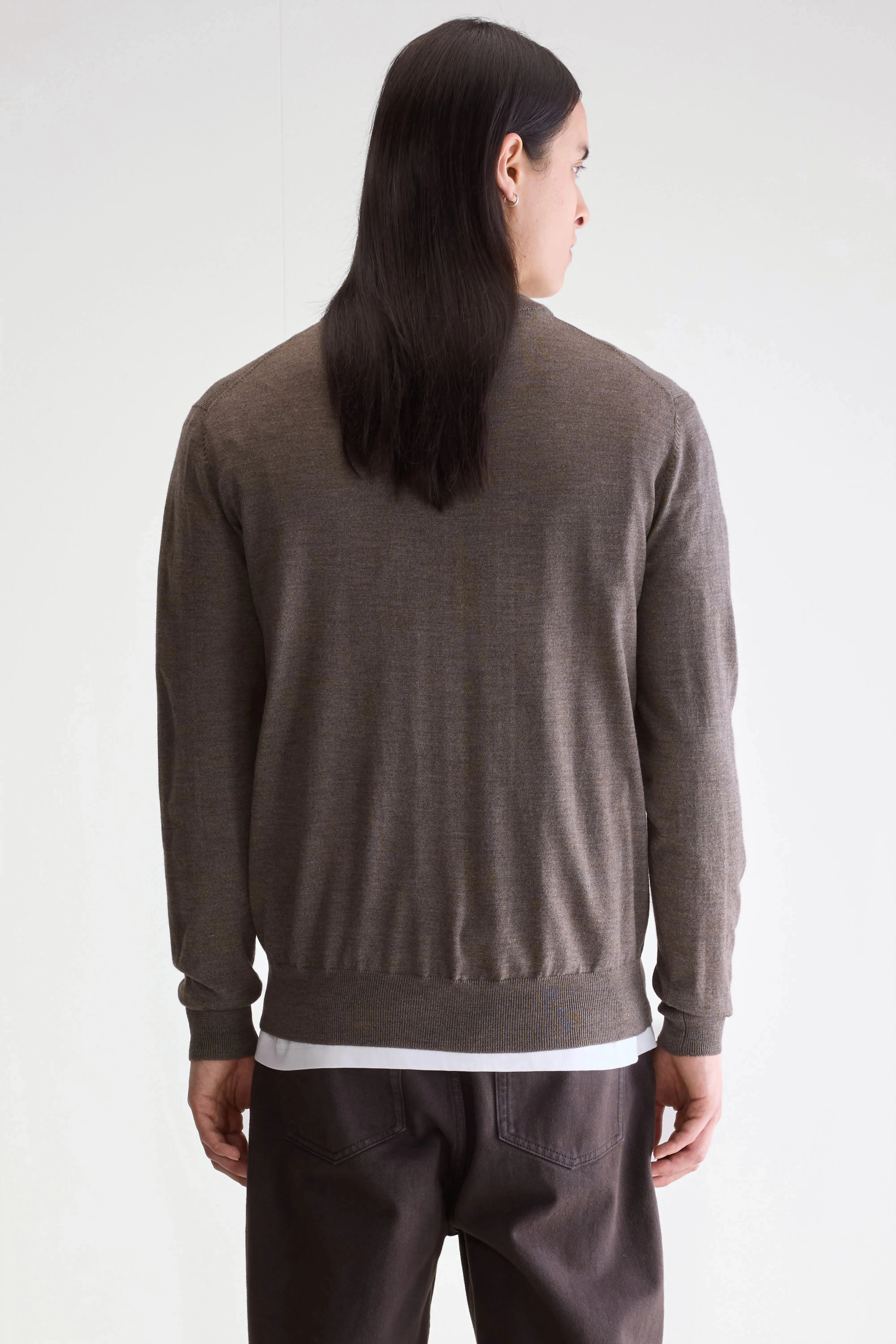 High Elasticity Dilliv crewneck sweater (252 / M / PEEL)