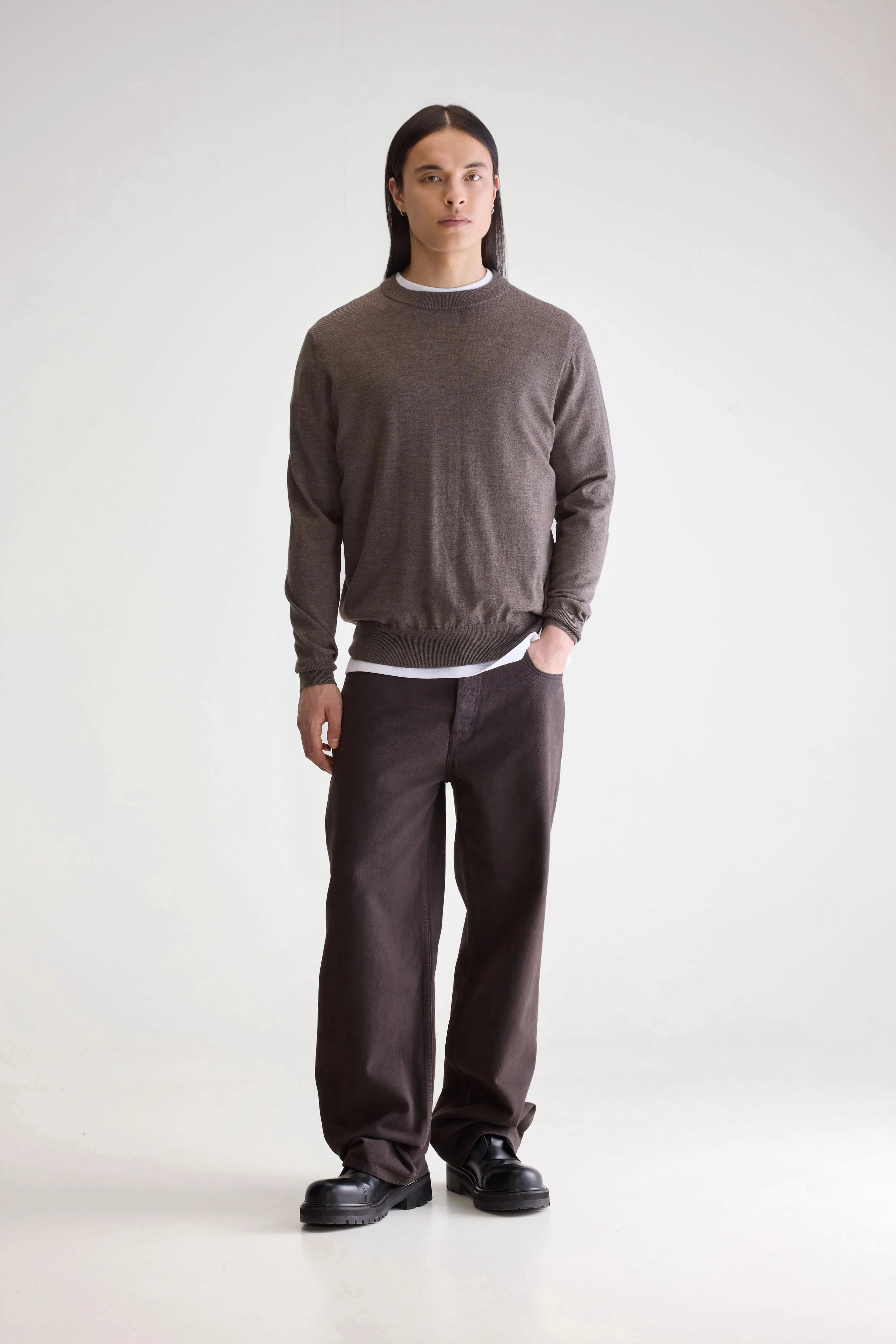 Dilliv crewneck sweater (252 / M / PEEL) Polished Feel