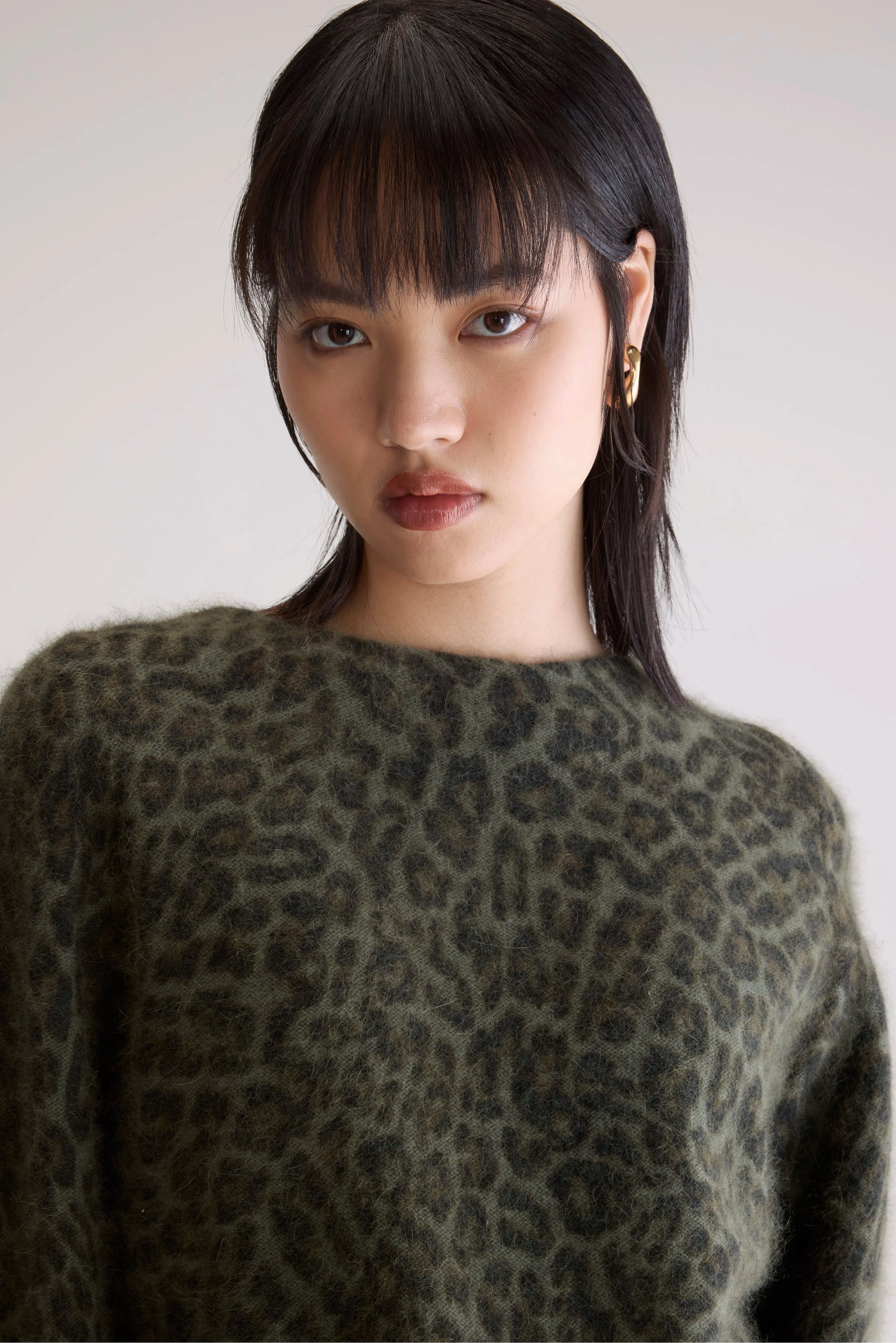 Urban Trend Dioal leopard print sweater (252 / W / COMBO C)