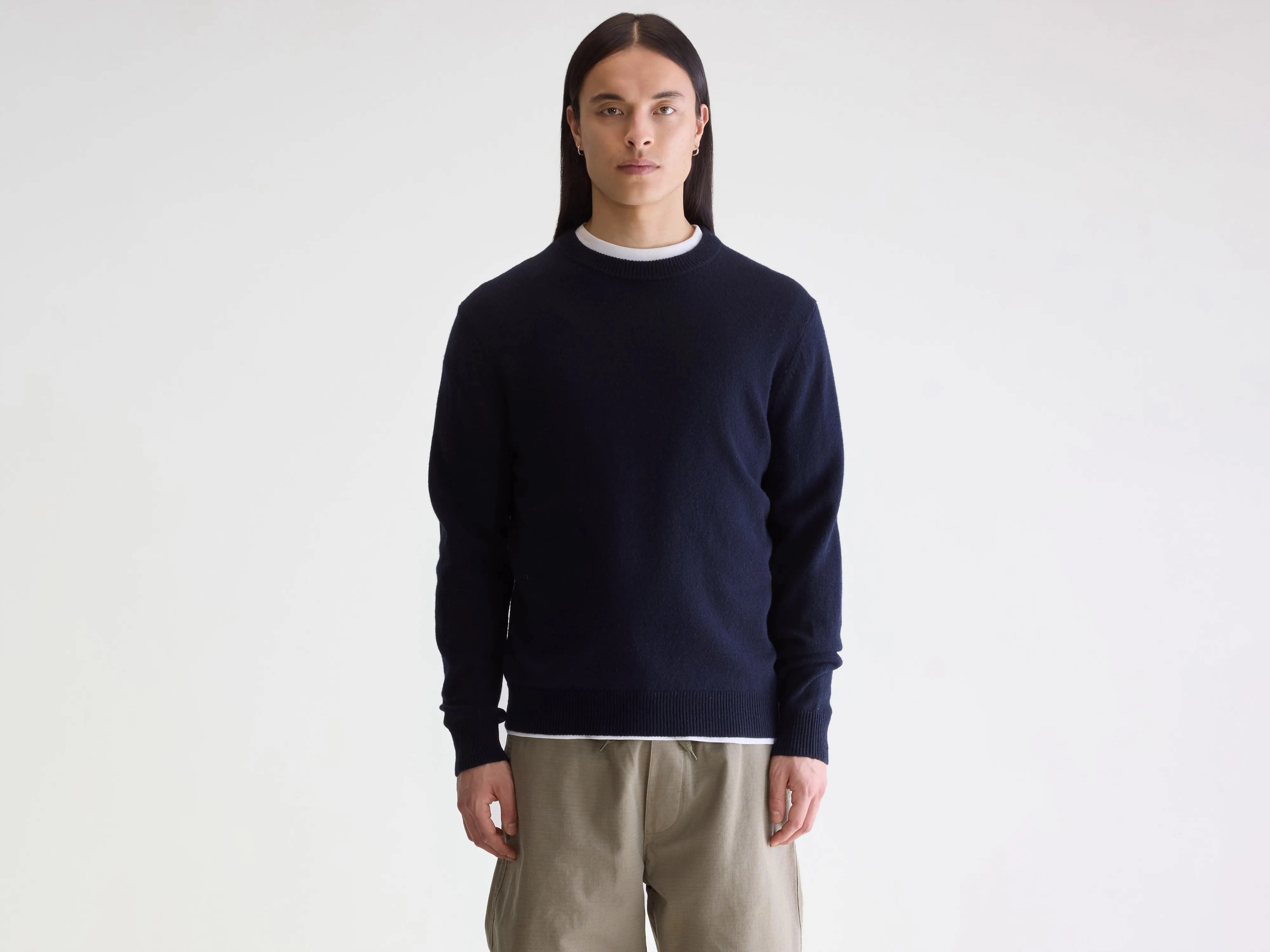 Indoor Comfort Donoon crewneck sweater (252 / M / NAVY)