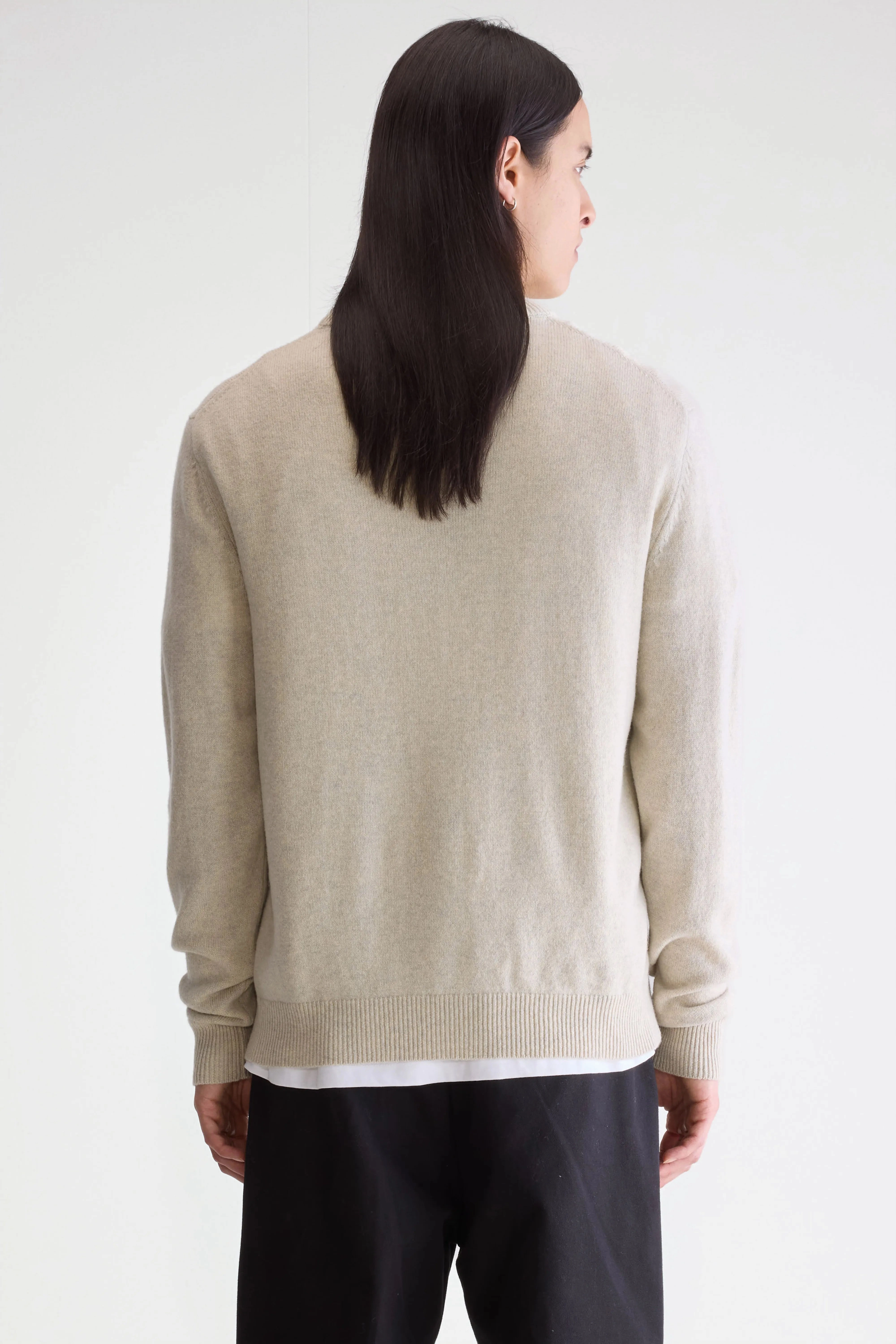 Durable Weave Donoon crewneck sweater (252 / M / OYSTER)