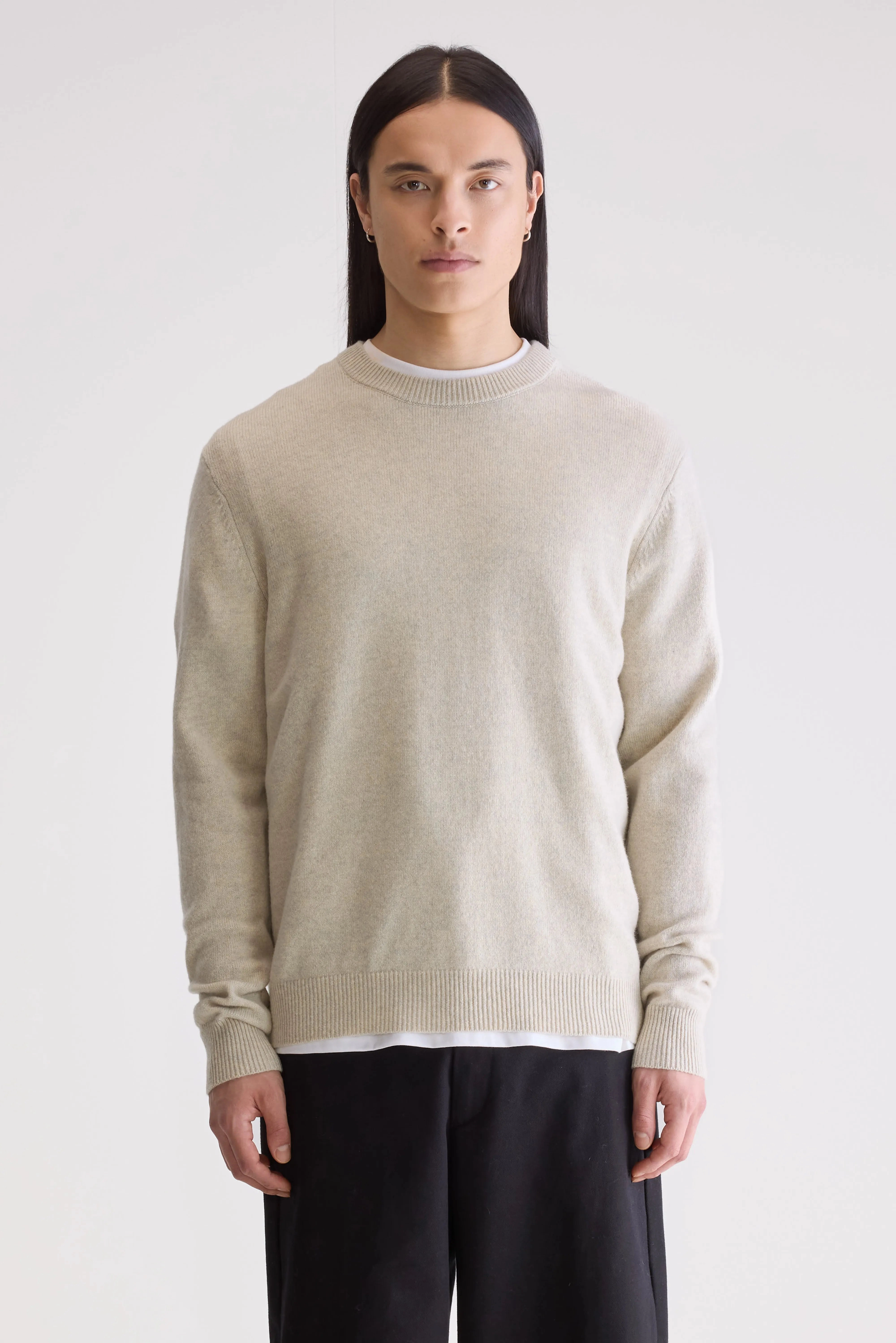 Donoon crewneck sweater (252 / M / OYSTER) Four Way Stretch