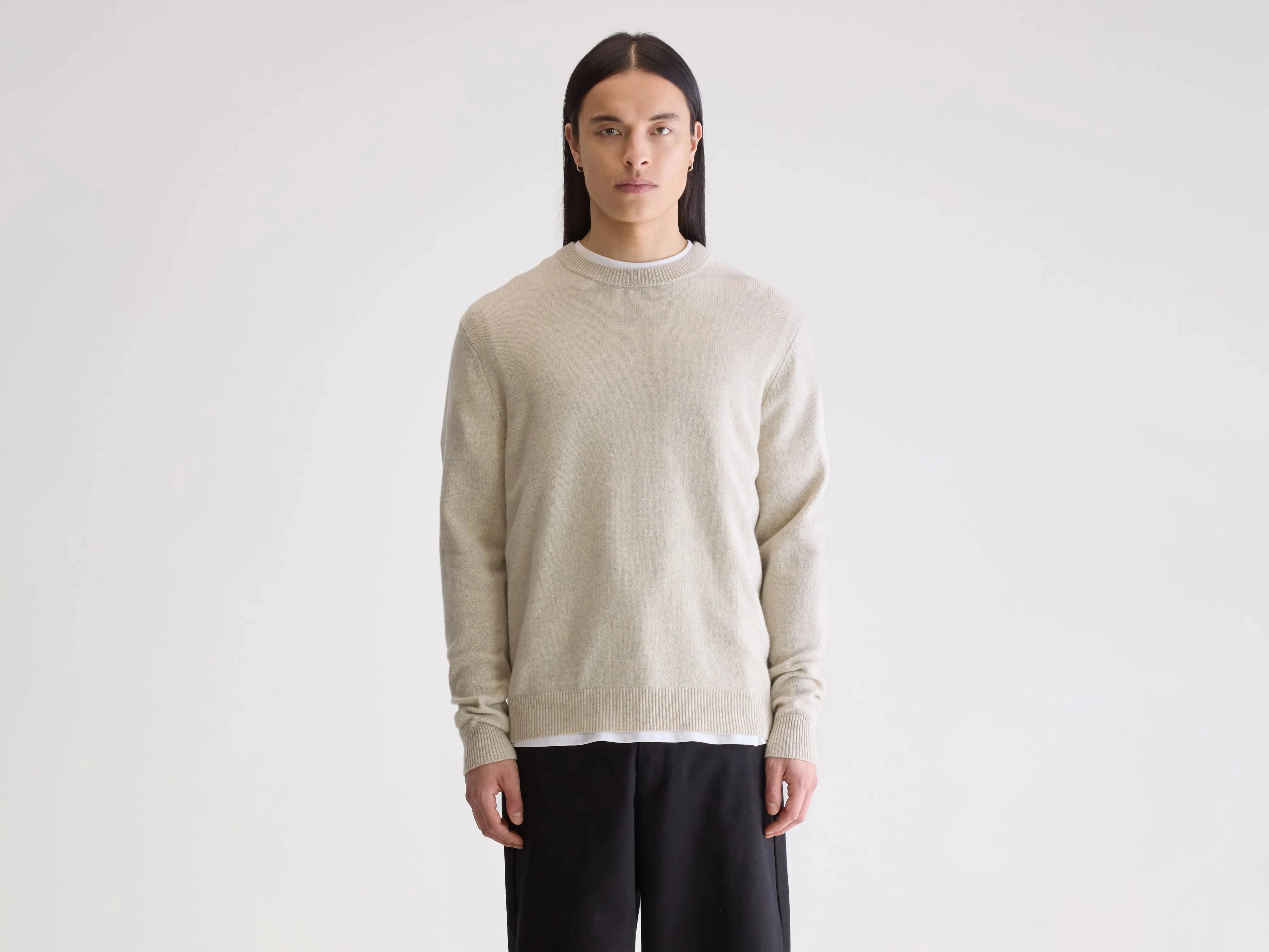Airflow Optimized Donoon crewneck sweater (252 / M / OYSTER)