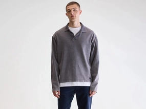 Vlugies long-sleeve polo (252 / M / BLACK BEAUTY) Casual Layer Timeless Layers