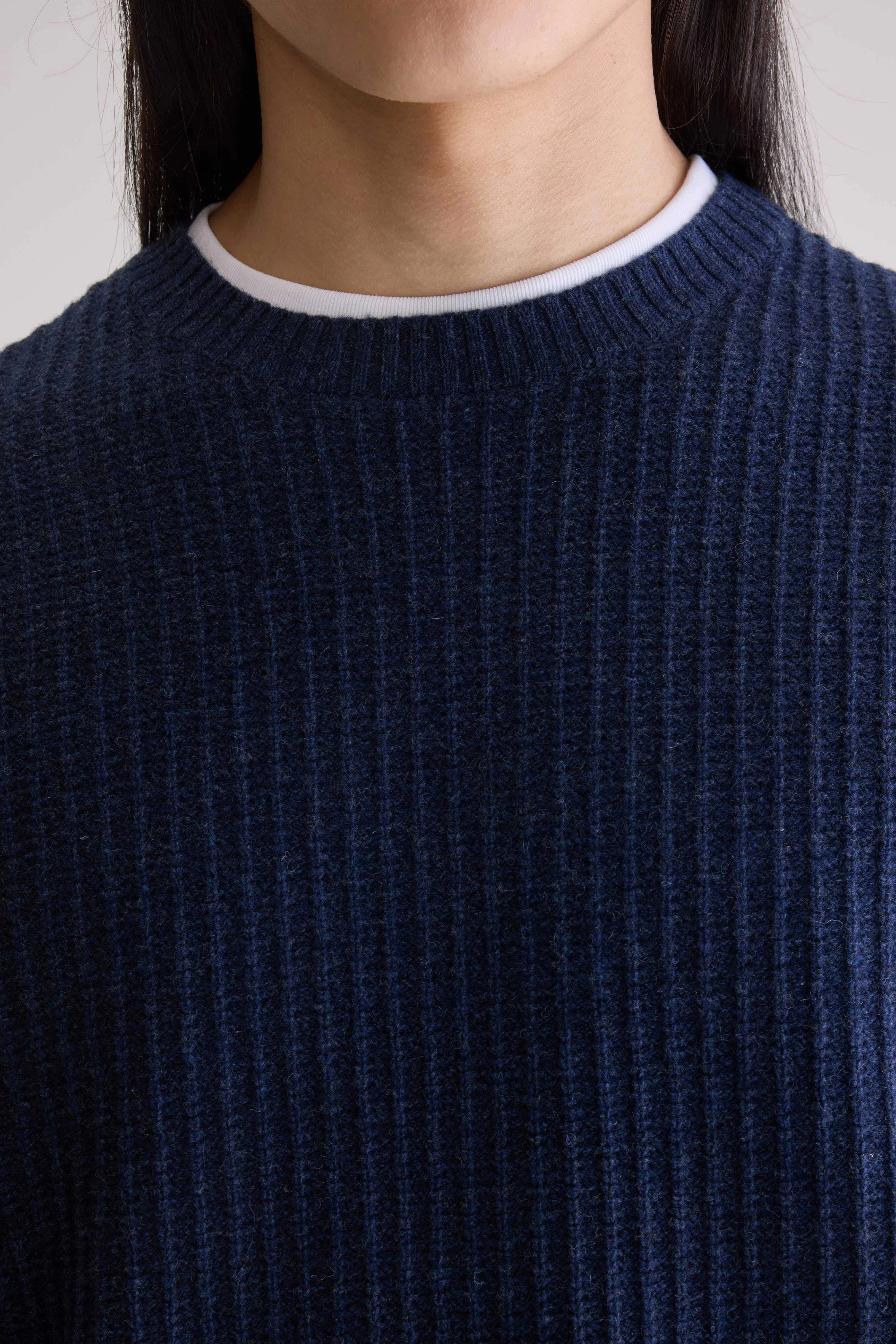 Geivyn crewneck sweater (252 / M / INK) Everyday Pair City Casual Style