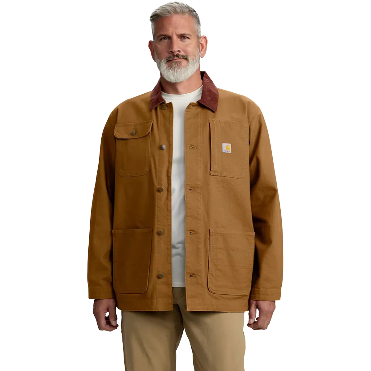 suitable for anniversaries Men's Rugged Flex Duck Loose Fit Chore Coat