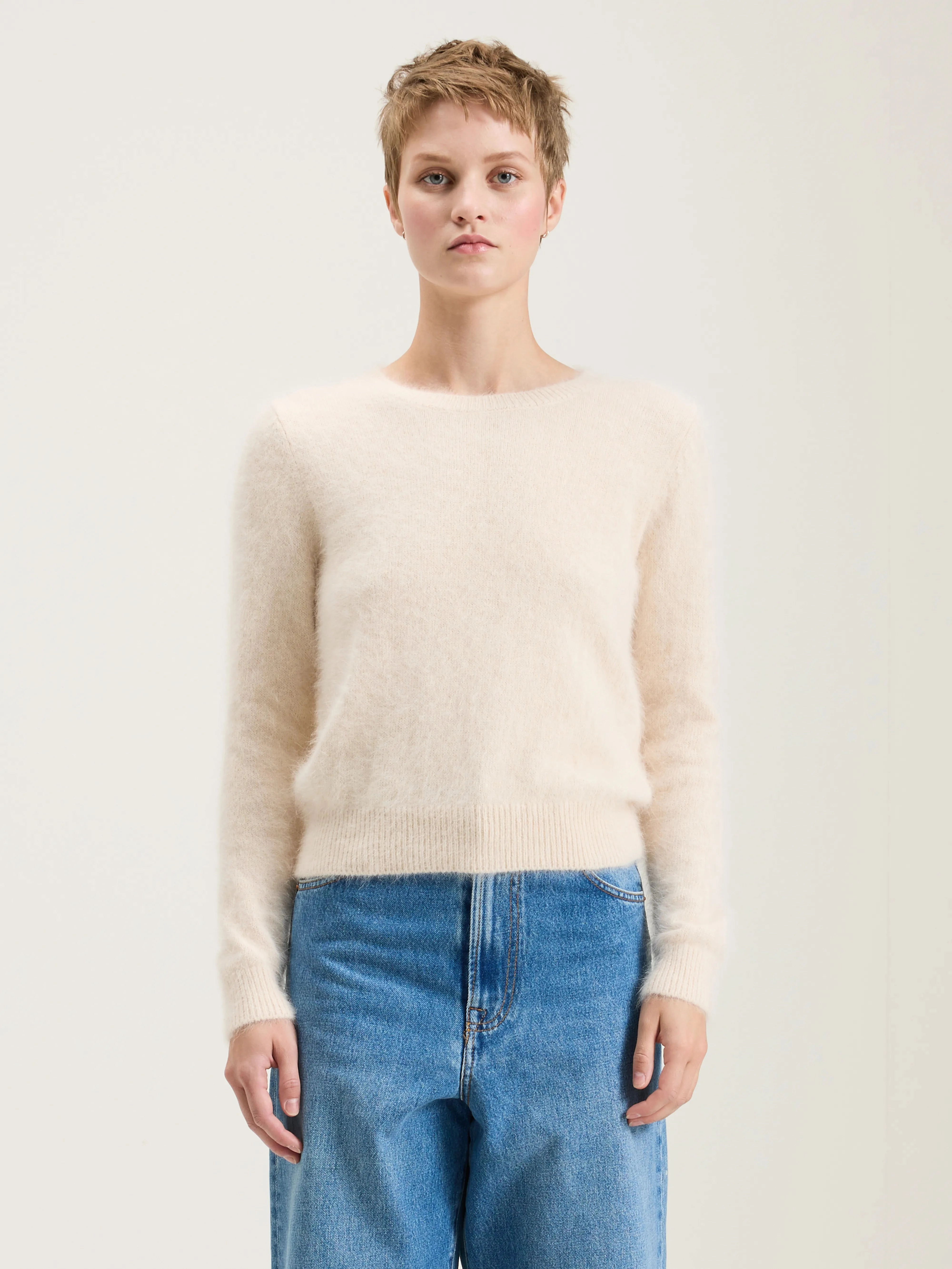 Datti angora-blend sweater (242 / W / PARCHEMIN) Functional Drape