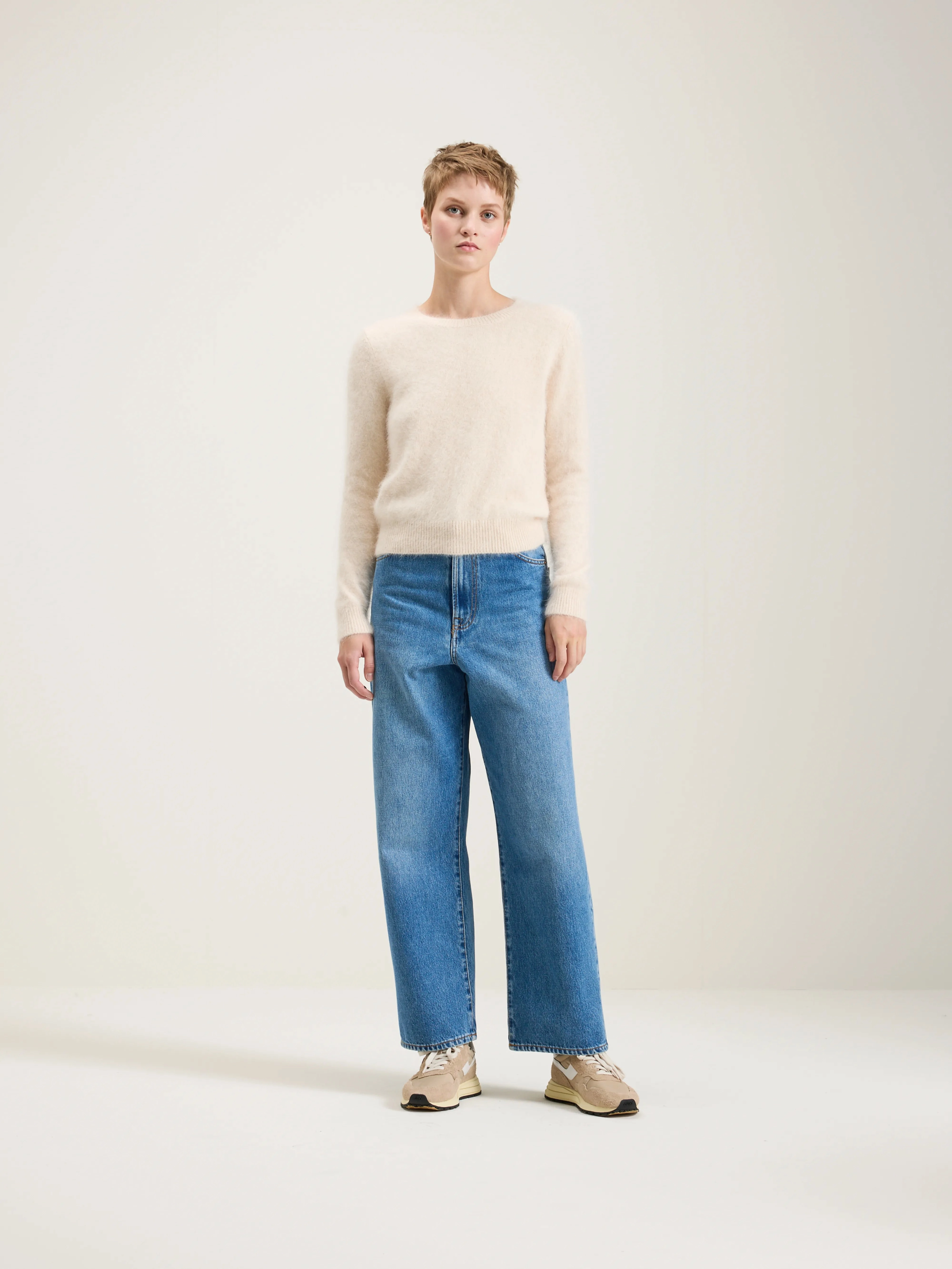 Datti angora-blend sweater (242 / W / PARCHEMIN) Colorfast Clothing No Fuss