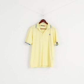 Workout Gear Minimal Fit Duck And Cover Men L Polo Shirt Yellow Cotton vaughan Style Classic Top
